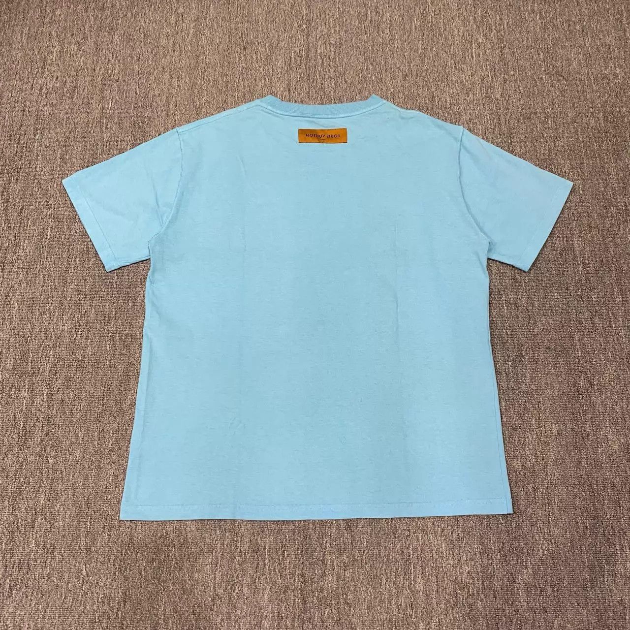 Louis Vuitton Lv Blue Simple Reverse Logo Short Sleeve XL 95 New Size US XL / EU 56 / 4 - 2 Thumbnail