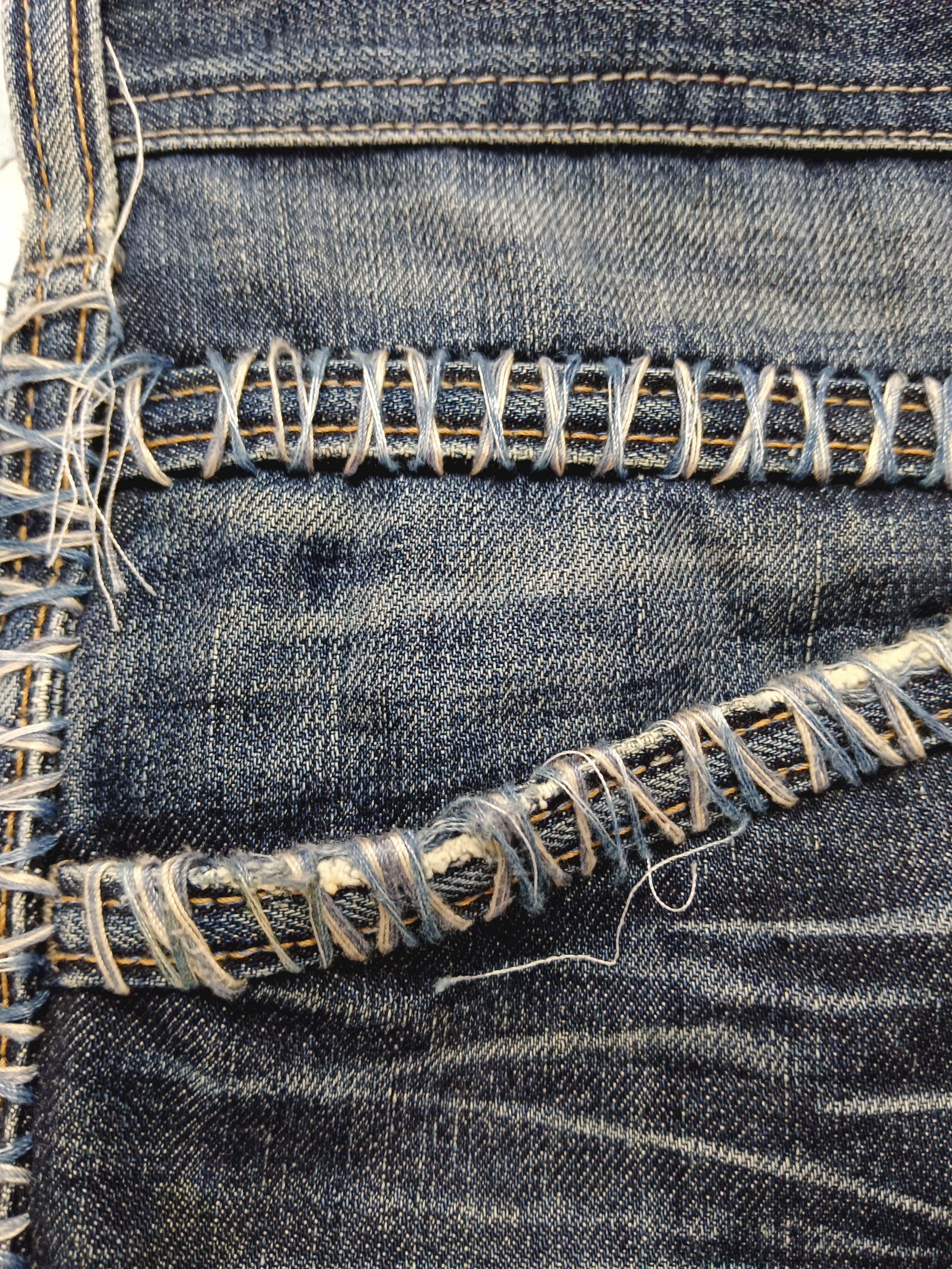 Marithe + Francois Girbaud 🔥Hot🔥 MFG Embroidery Baggy Denim Size US 35 - 10 Thumbnail