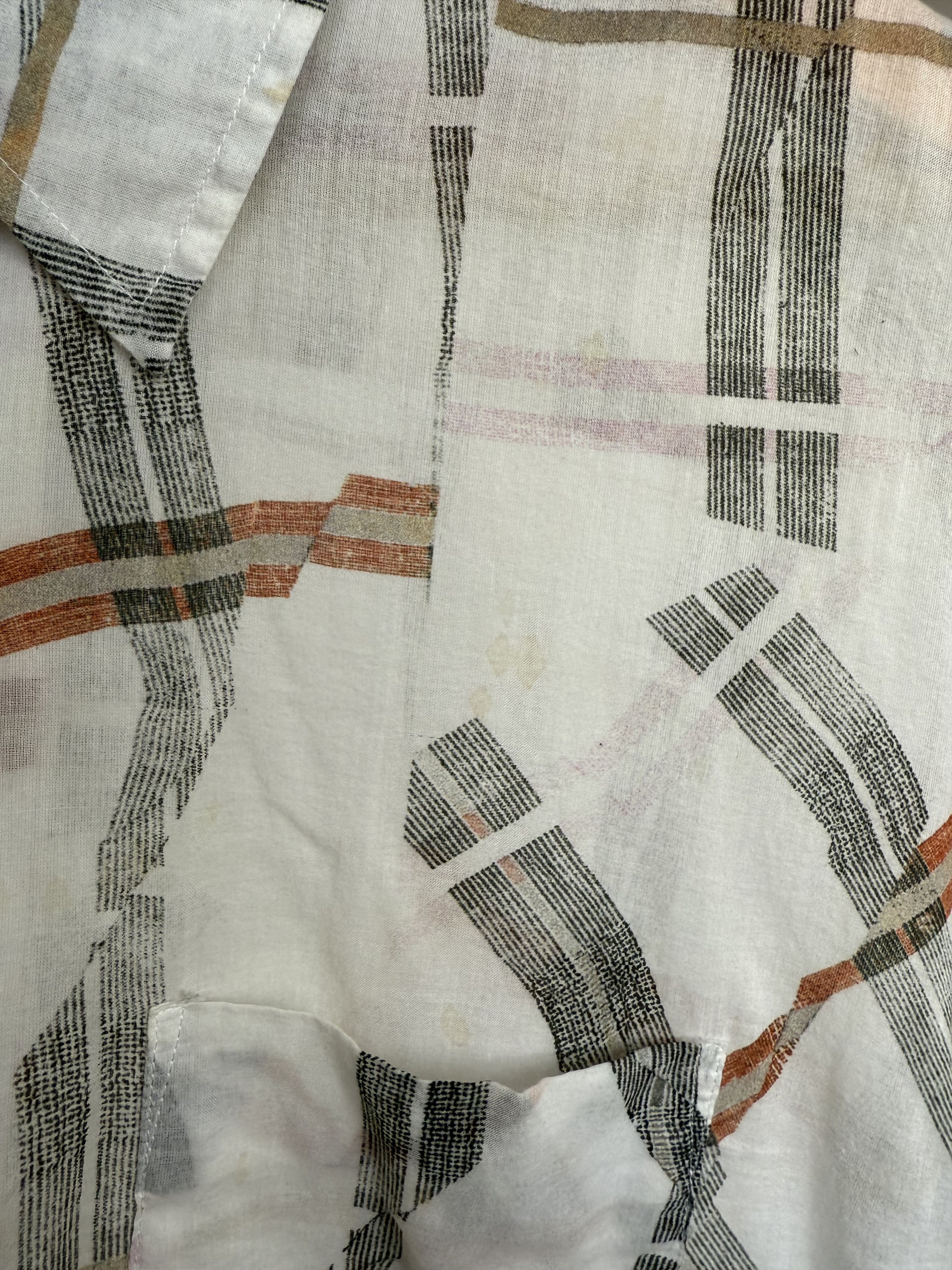 Our Legacy Coco Shirt - White Cracked Check Size US S / EU 44-46 / 1 - 7 Thumbnail