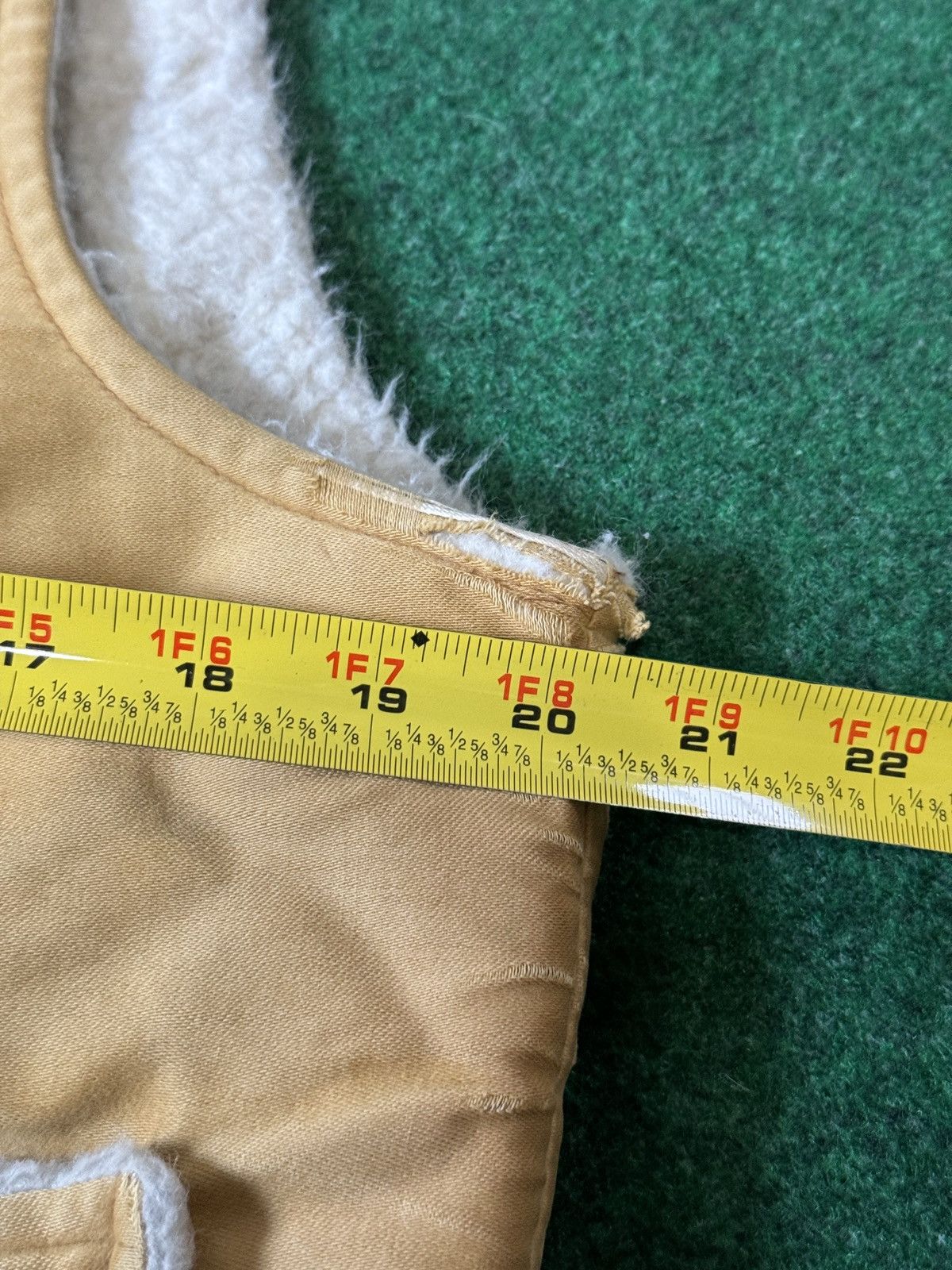 Vintage Vintage 60s 70s Talon Zipper Yellow Reversible Fleece Vest Size US S / EU 44-46 / 1 - 7 Thumbnail