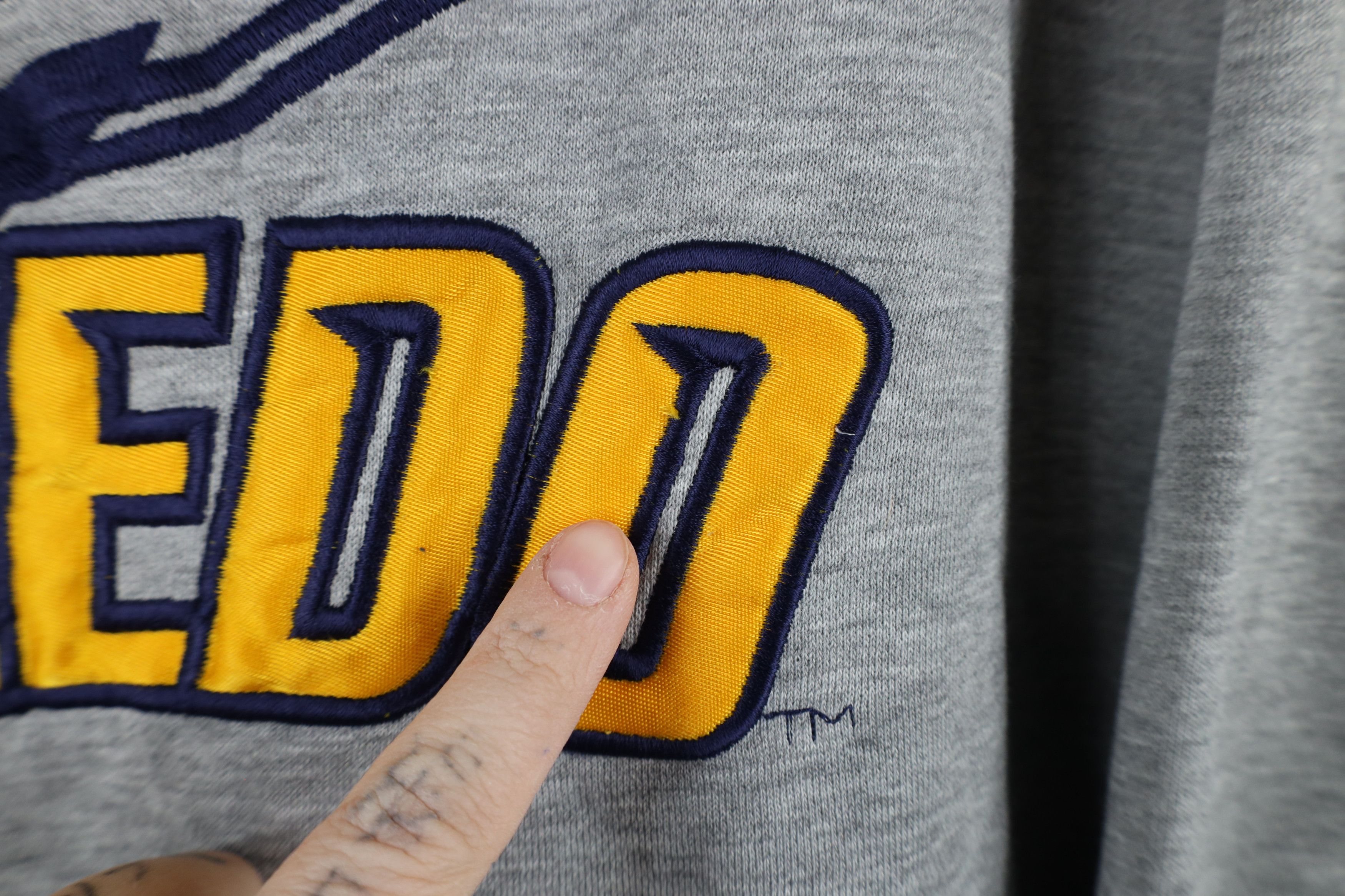 Vintage Vintage 90s University of Toledo Rockets Hoodie Sweatshirt Size US L / EU 52-54 / 3 - 6 Thumbnail