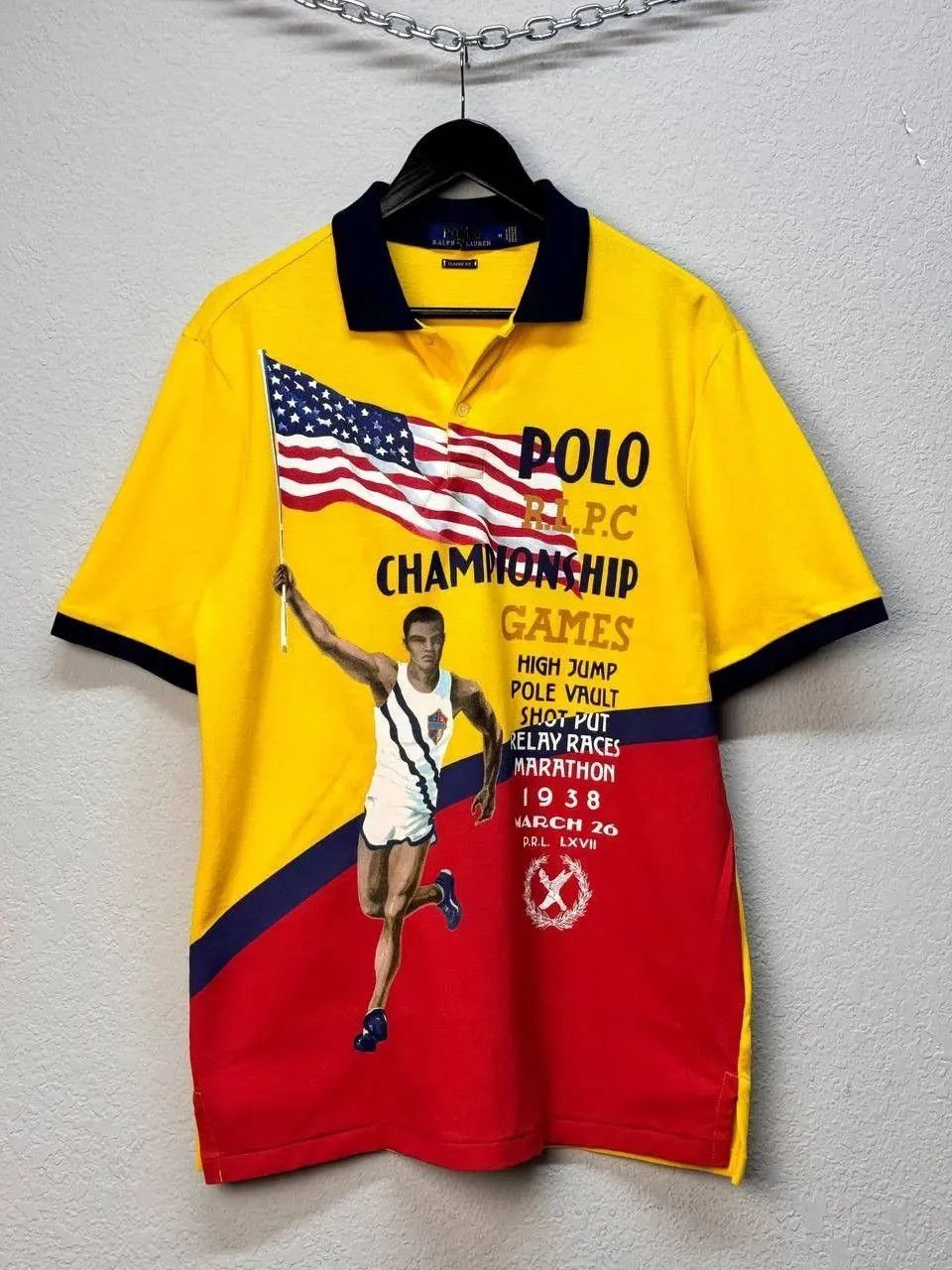 Vintage Polo Ralph Lauren Championship Big Logo Polo T-Shirt Size US M / EU 48-50 / 2 - 1 Thumbnail