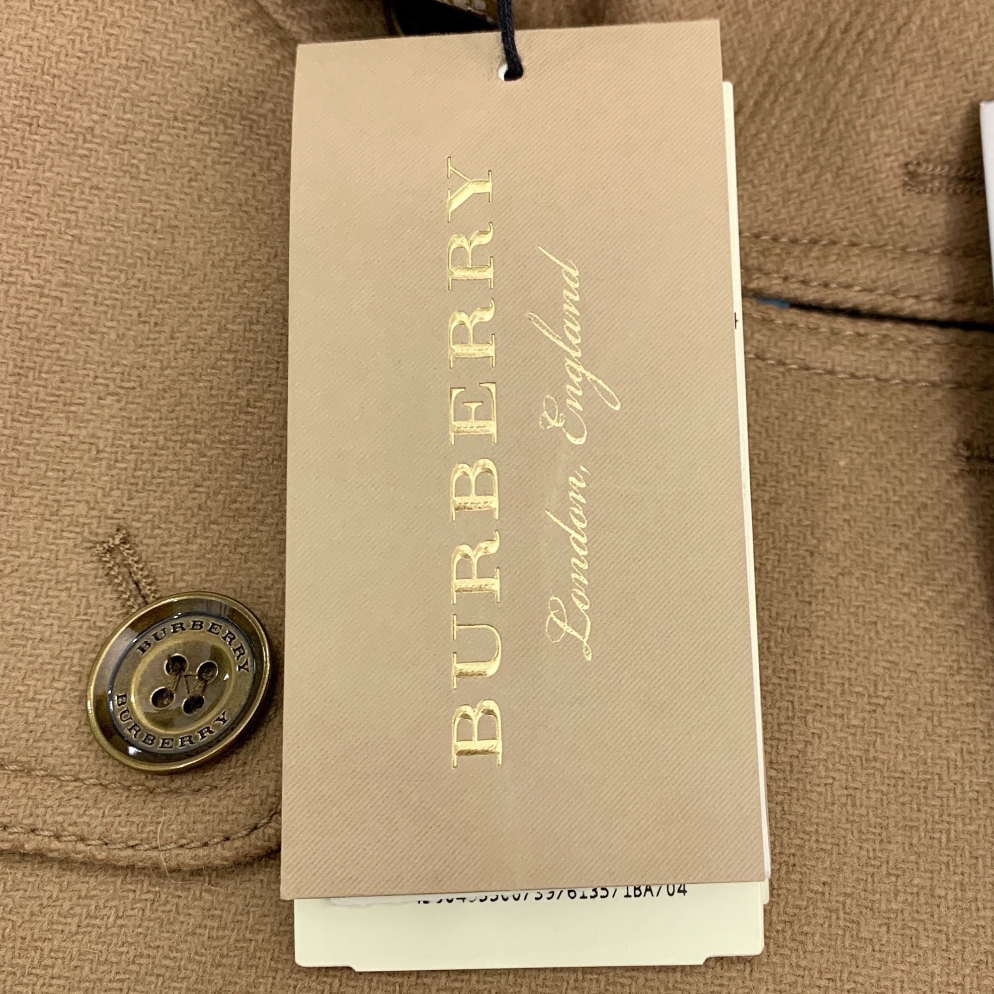 Burberry Burberry Womens Double-Breasted Wool & Polyamide Trench Coat Size XS / US 0-2 / IT 36-38 - 5 Thumbnail