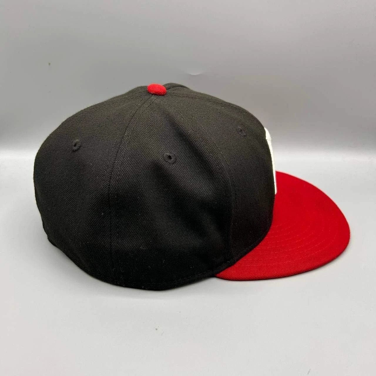 New Era Birmingham Barons Hat Men 8 Black Embroidered MiLB Fitted Size ONE SIZE - 8 Thumbnail