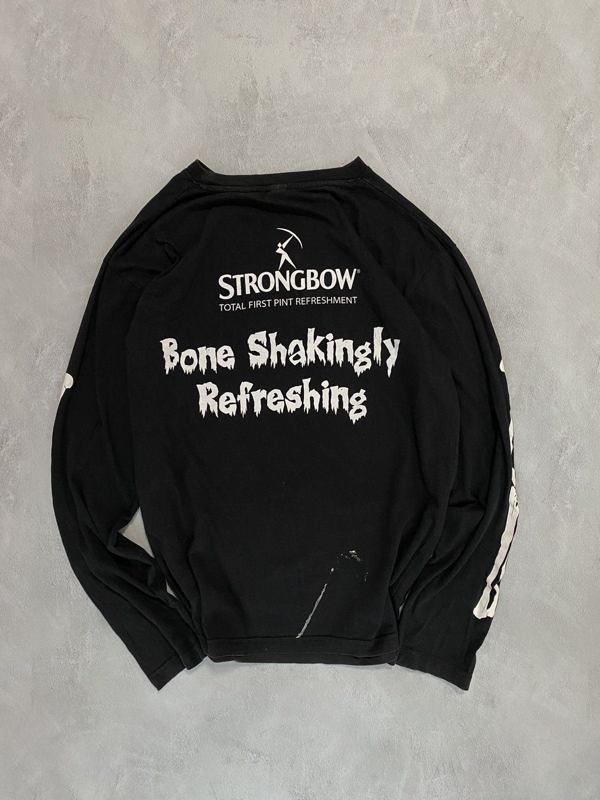 Band Tees 🩻 Long Sleeve Shirt Skeleton Y2K Oversized Size US L / EU 52-54 / 3 - 3 Thumbnail