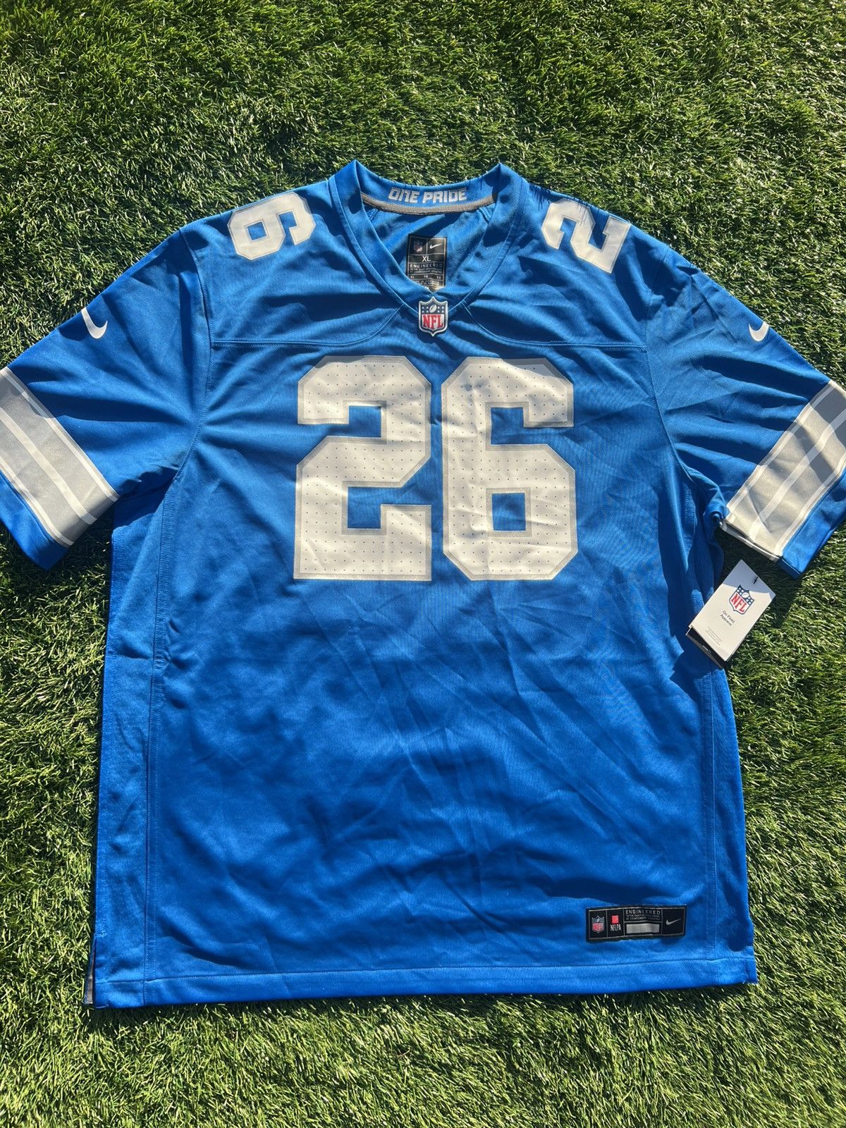 NFL New Nike Gibbs Detroit Lions NFL Jersey Size US XXL / EU 58 / 5 - 13 Thumbnail