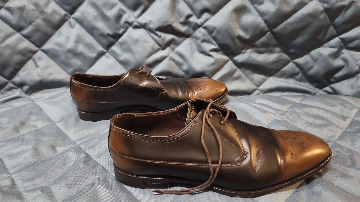 Burberry Ombre Effect Leather Oxford Size US 12 / EU 45 - 3 Thumbnail