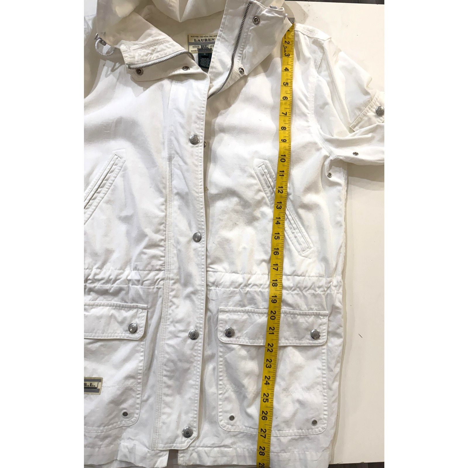 Lauren Ralph Lauren Lauren Ralph Lauren Jacket Womens SM White Utility Anorak Size S / US 4 / IT 40 - 11 Thumbnail