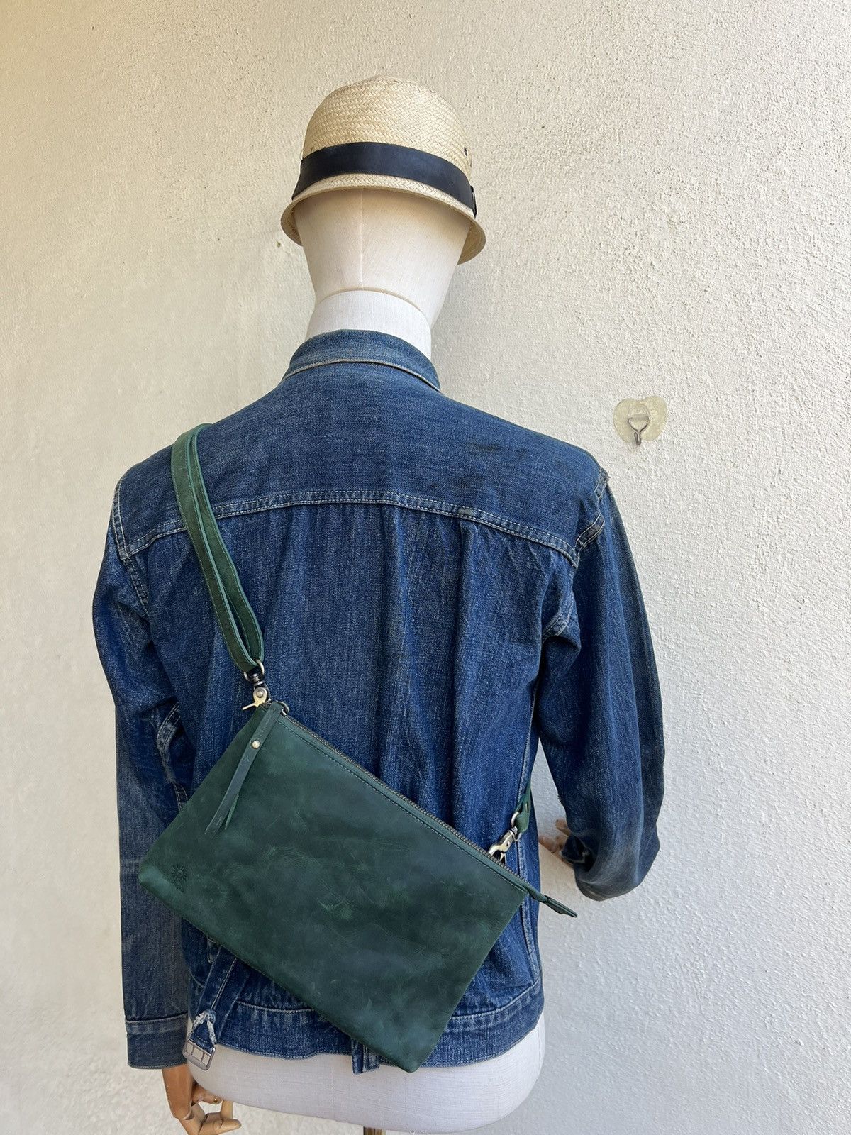Leather Hallelujah Japan Scratches Patina Leather Sacoche Bag Size ONE SIZE - 4 Thumbnail