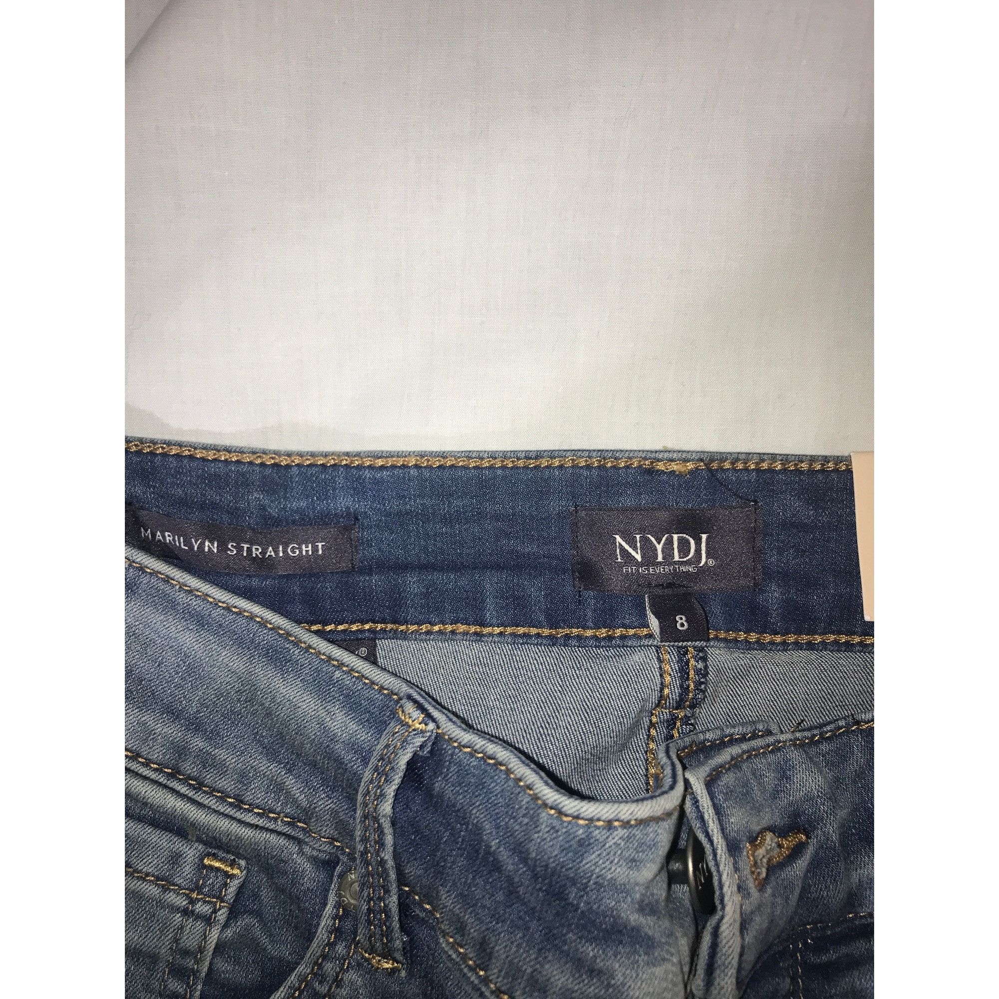 Other NYDJ Women's “Marilyn Straight” Cool Embrace Jeans Size 30" / US 8 / IT 44 - 7 Thumbnail