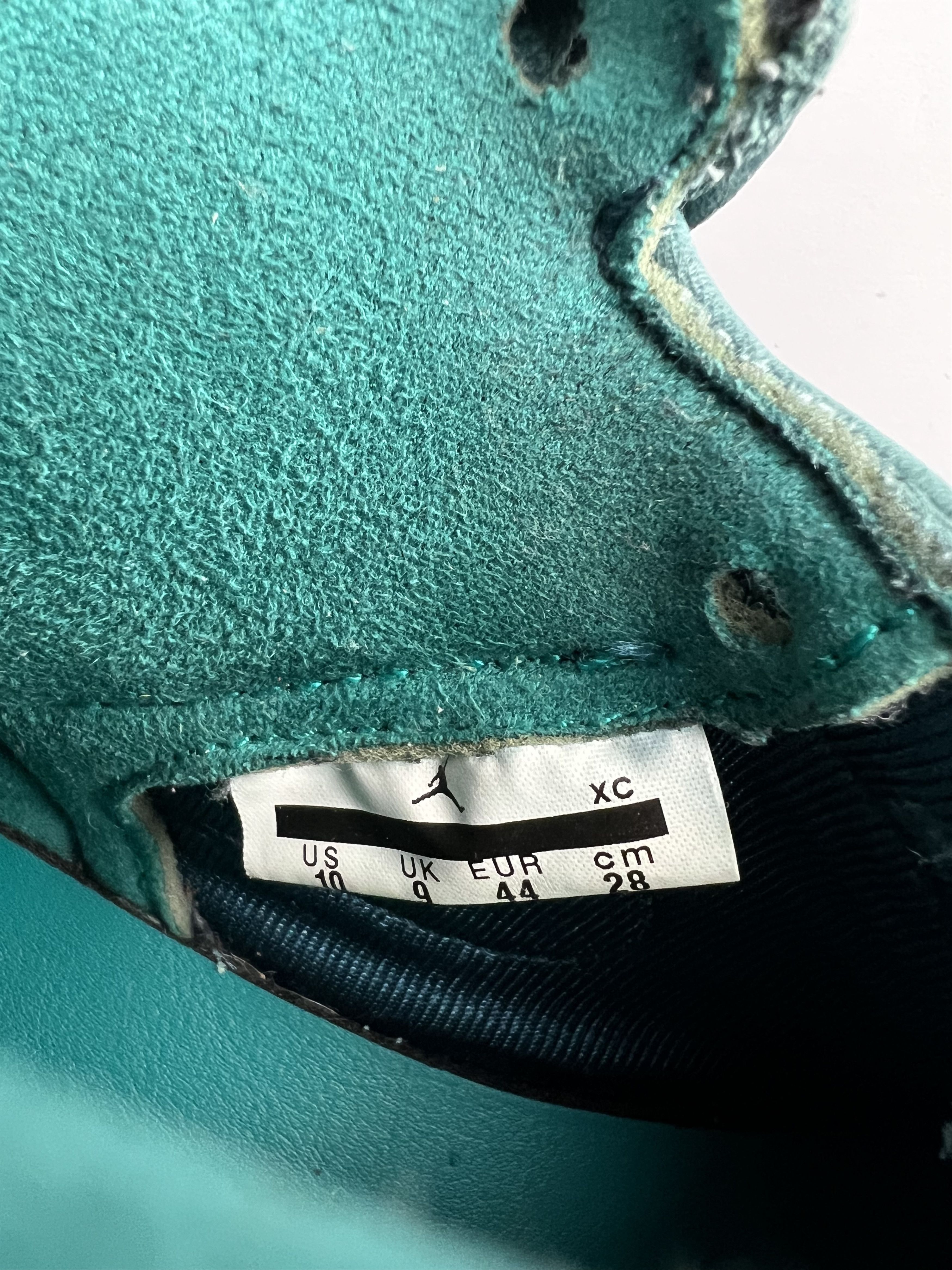 Jordan Brand 2014 Nike Air Jordan 1 Retro Mid Nouveau Teal Green US10 Size US 10 / EU 43 - 8 Thumbnail
