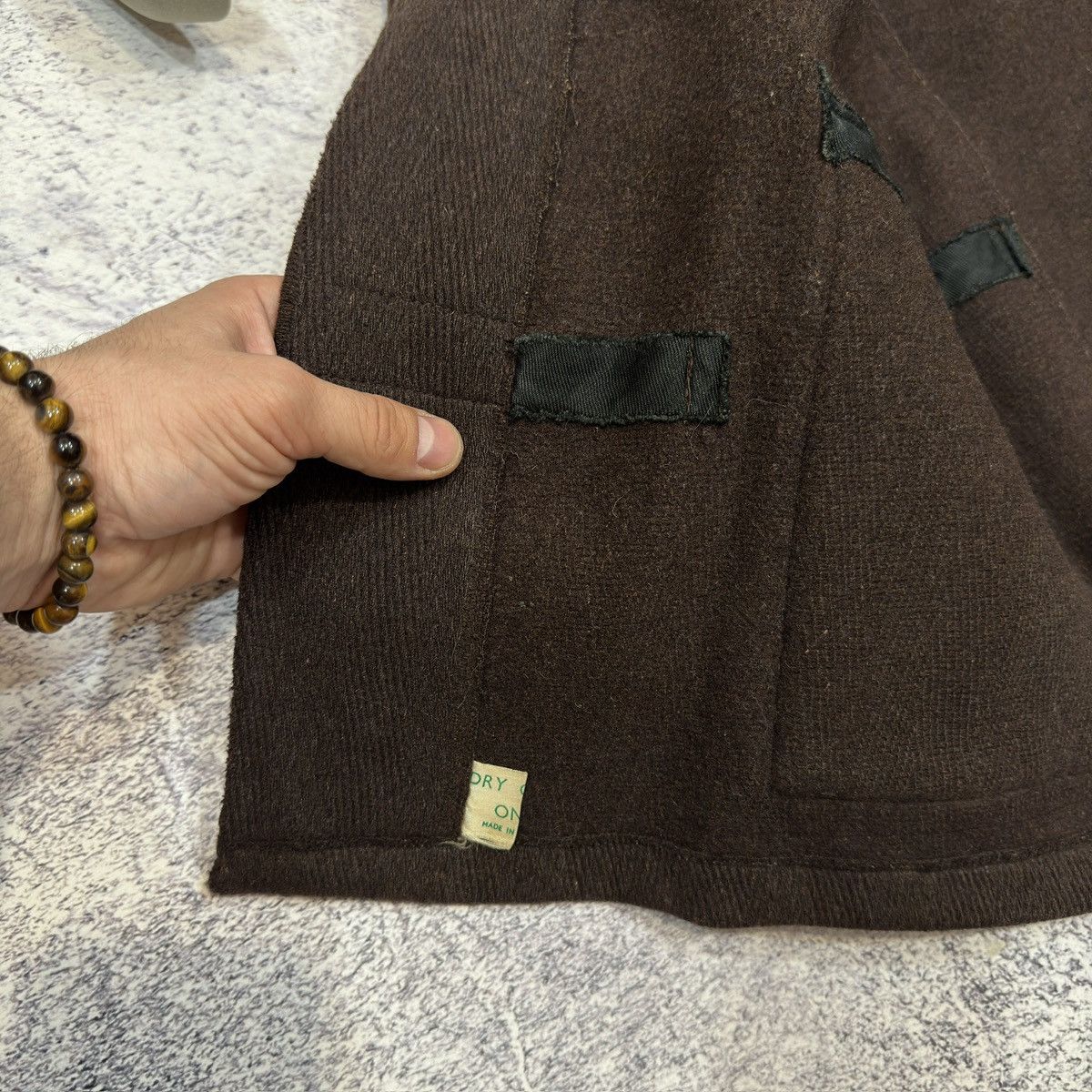 Designer × Vintage Martin Barry Handmade Wool Duffle Coat England Size S Size US S / EU 44-46 / 1 - 12 Thumbnail