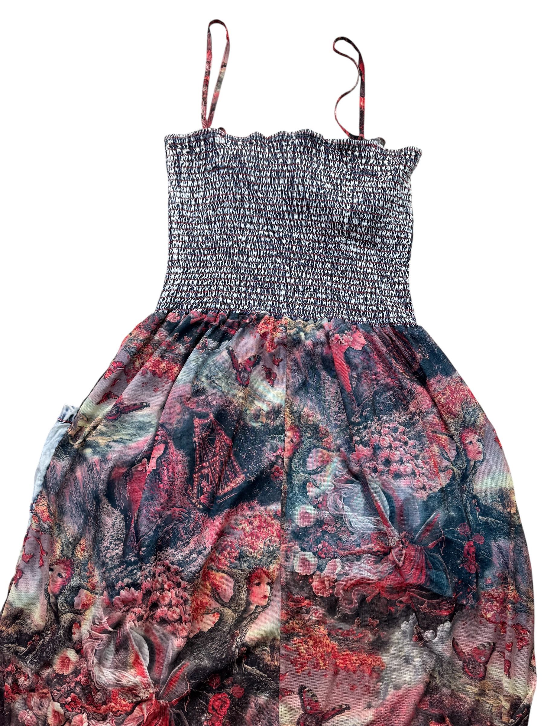Vintage Vintage Printed Dress W395(V9) Size S / US 4 / IT 40 - 5 Thumbnail