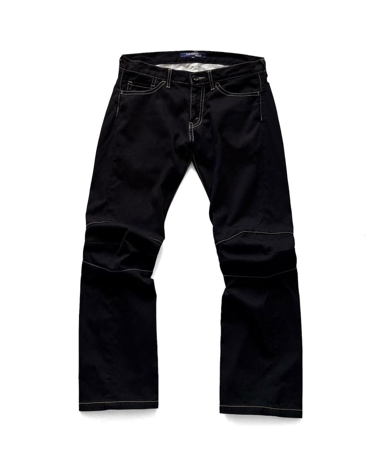 Junya Watanabe JUNYA WATANABE COMME des GARÇONS BLACK COTTON PANTS Size US 33 - 1 Thumbnail