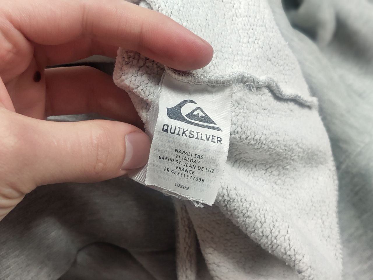 Quiksilver Quiksilver Vintage Big logo Gray Hoodie Skate Surf Y2K Style Size US L / EU 52-54 / 3 - 12 Thumbnail