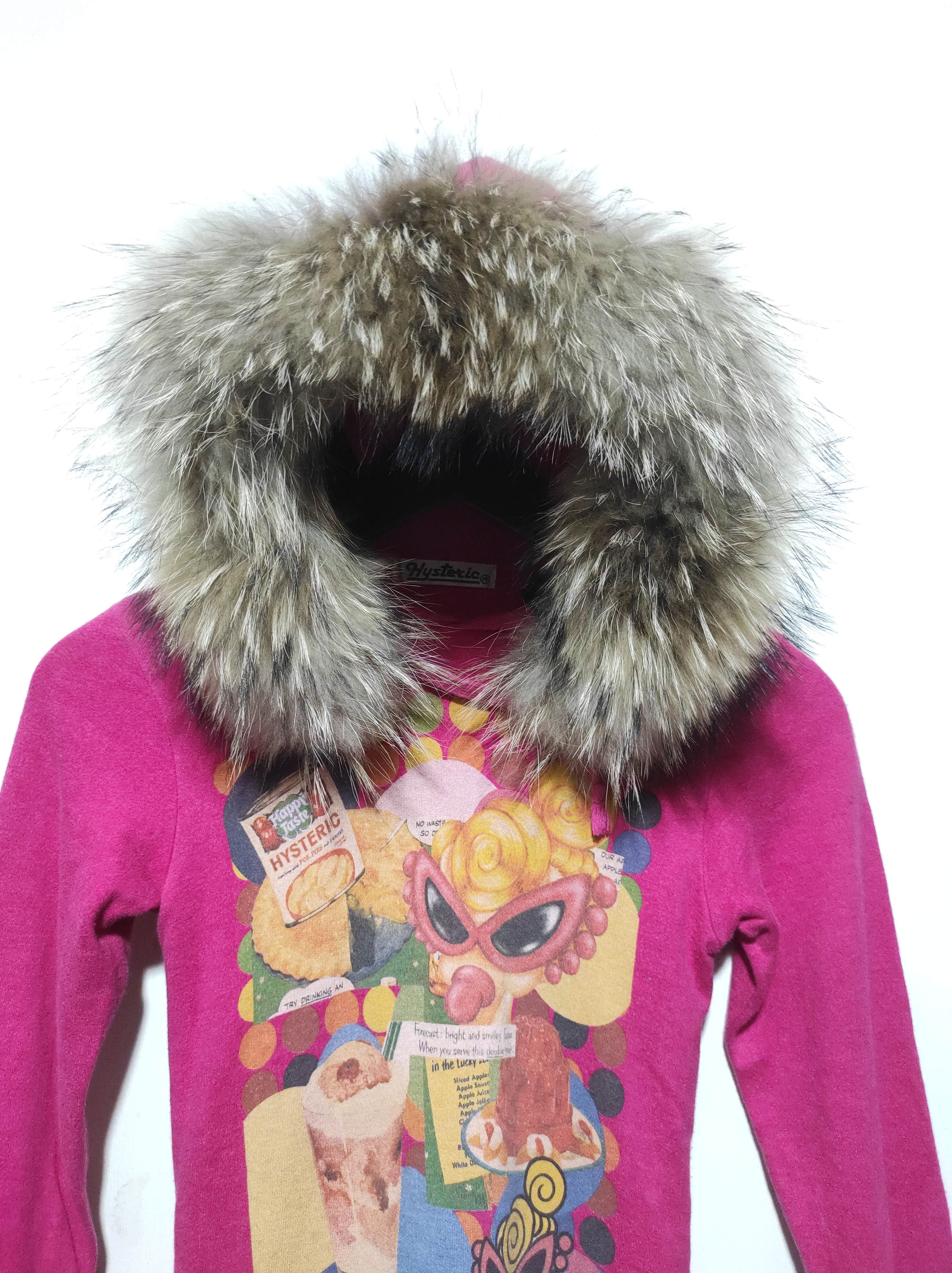 Hysteric Glamour Hysteric Kids Fur Hoodie i6w9 LBG style Size XXS / US 00 / IT 34 - 4 Thumbnail