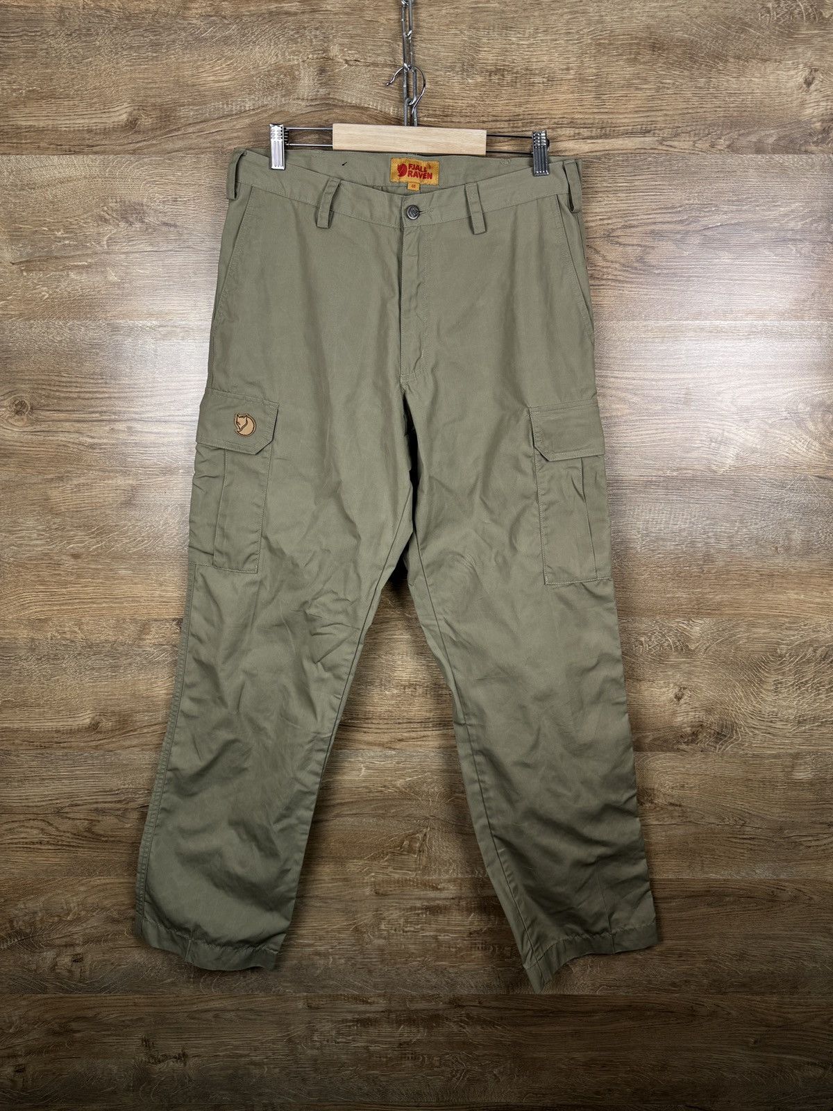 Fjallraven Mens Vintage FjallRaven g1000 cargo pants waxed Carl trouser Size US 36 / EU 52 - 1 Thumbnail