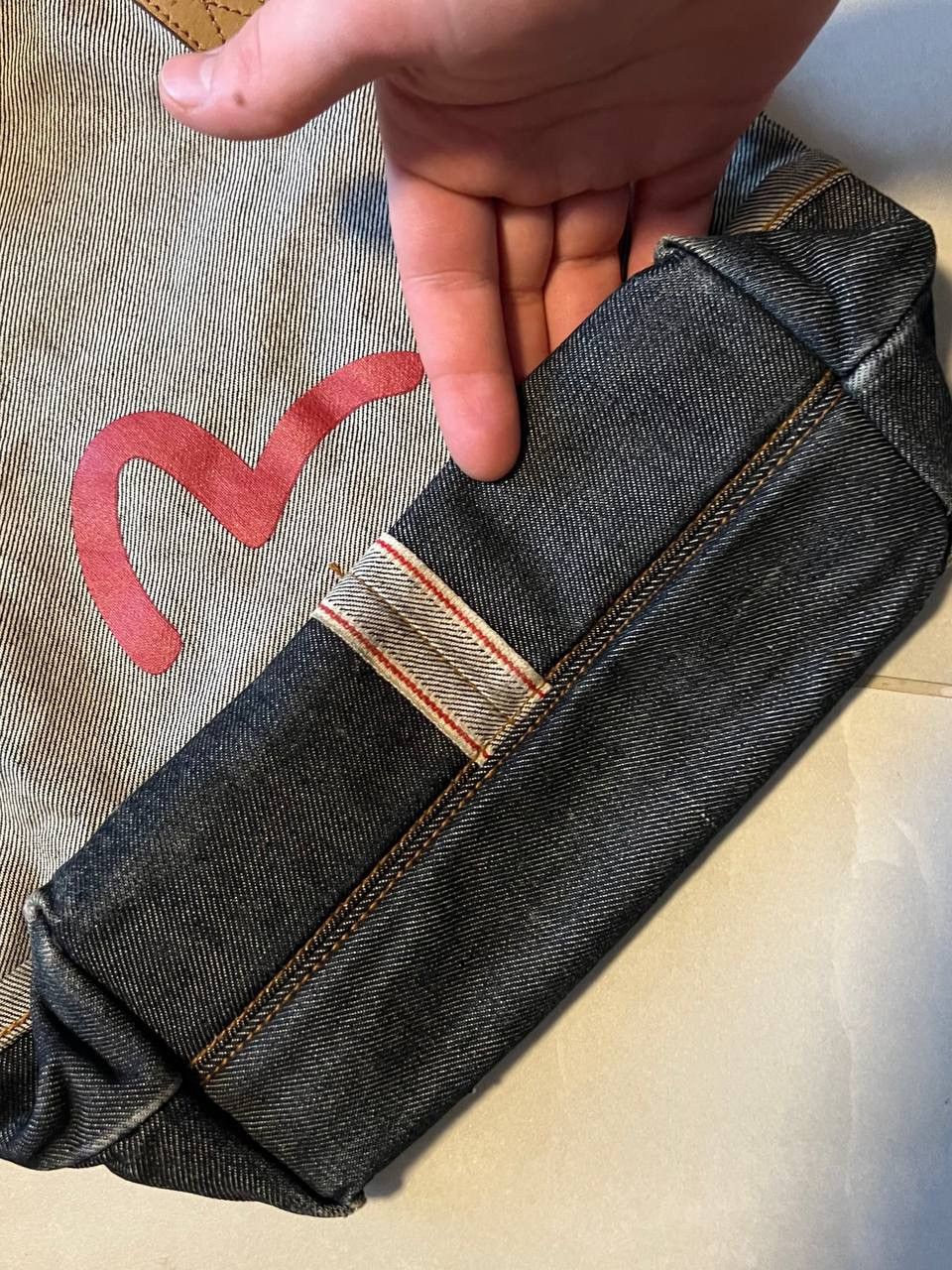 Evisu Vintage Evisu Bag Big Logo Jeans y2k Size ONE SIZE - 6 Thumbnail