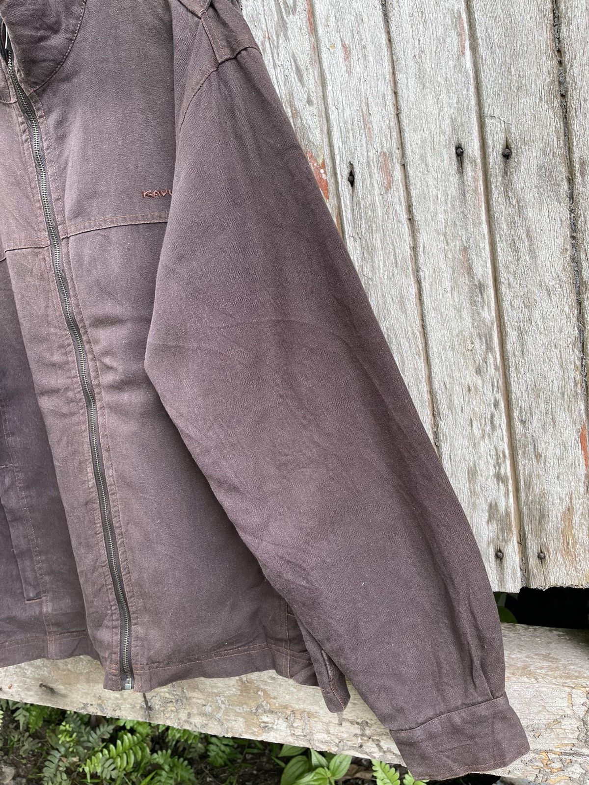 KAVU × Vintage KAVU Canvas Work Jacket – Heavyweight Outdoor Zip Jacket Size US L / EU 52-54 / 3 - 4 Thumbnail