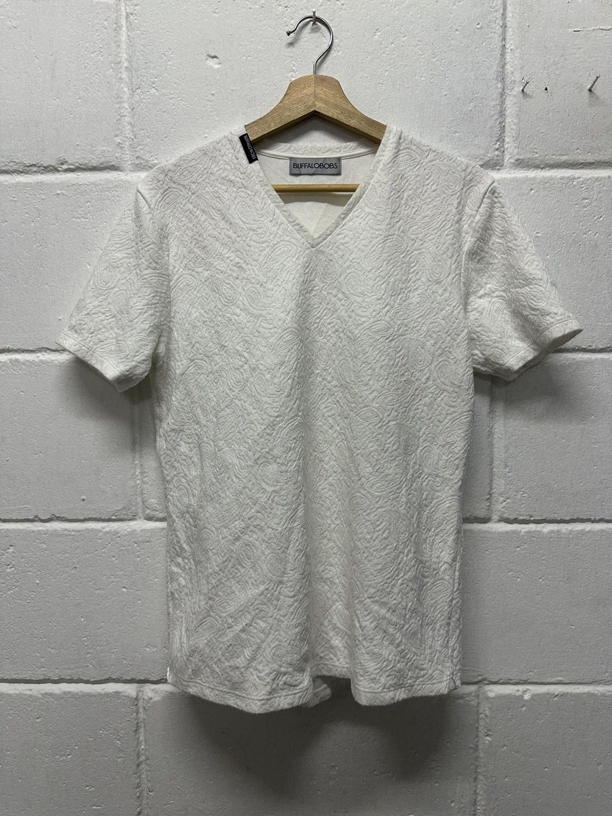 BUFFALO BOBS Buffalo Bobs 3D Paisley Design V Neck T-Shirt Size US M / EU 48-50 / 2 - 1 Thumbnail