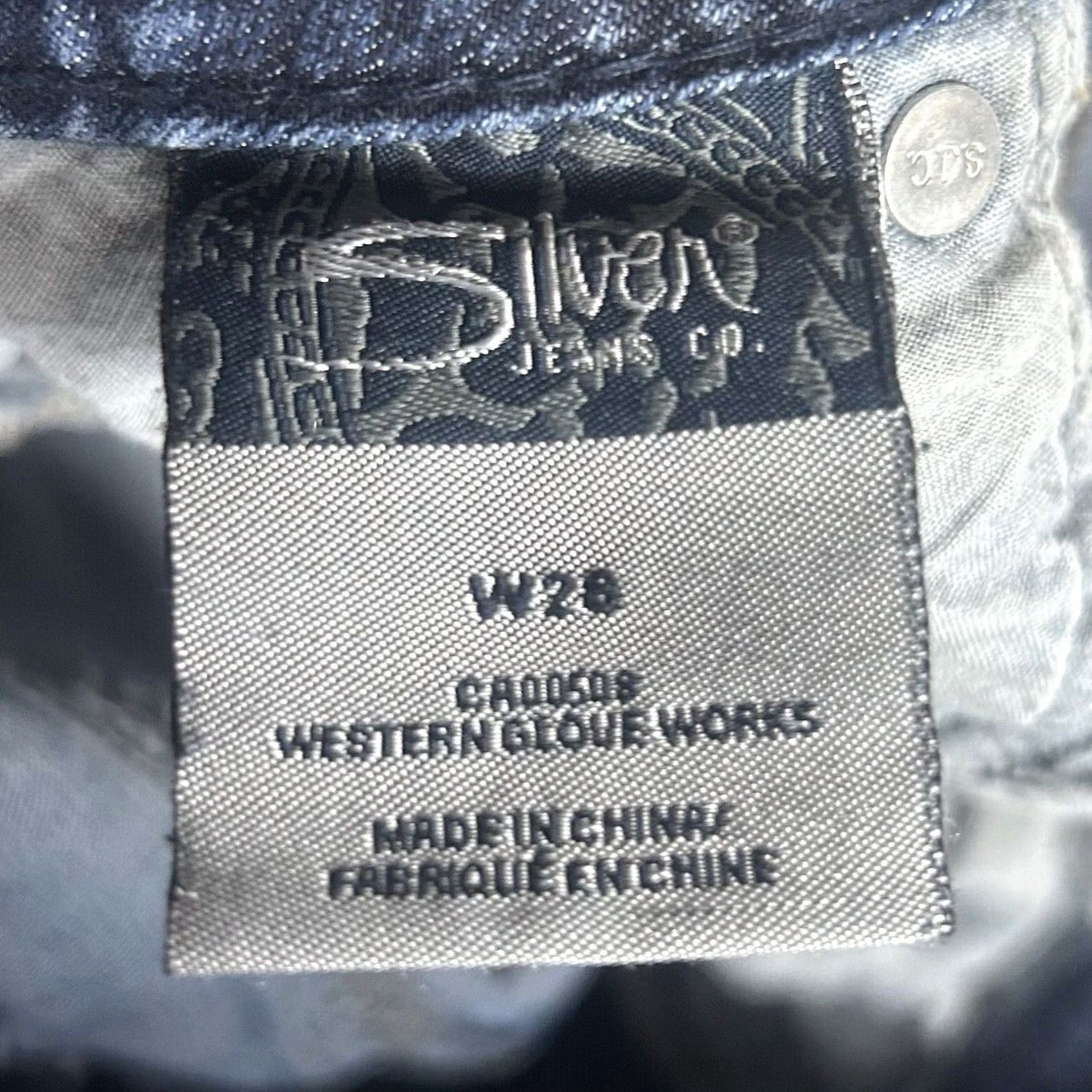 Silver Jeans Co. Silver Jeans Suki Capris Jeans Women's 28 Dark Blue Stretch Cotton Blend 5-Pocket Denim Capris Size 28" / US 6 / IT 42 - 3 Thumbnail