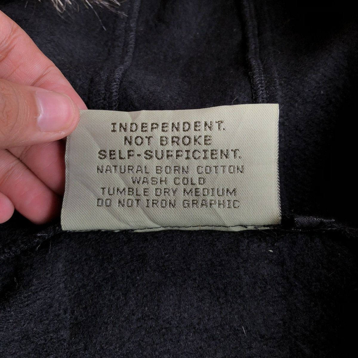 Japanese Brand 2000s Natural Born Stars Logo Fur Ziphoodie Black Lgb Size US XL / EU 56 / 4 - 15 Thumbnail