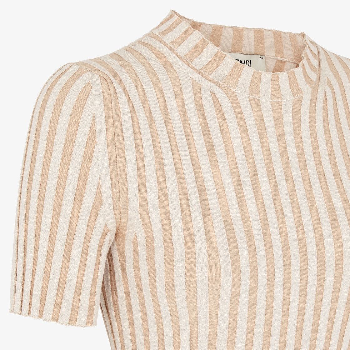 Fendi o1s1wg110925 Jumper in Beige Size M / US 6-8 / IT 42-44 - 3 Thumbnail