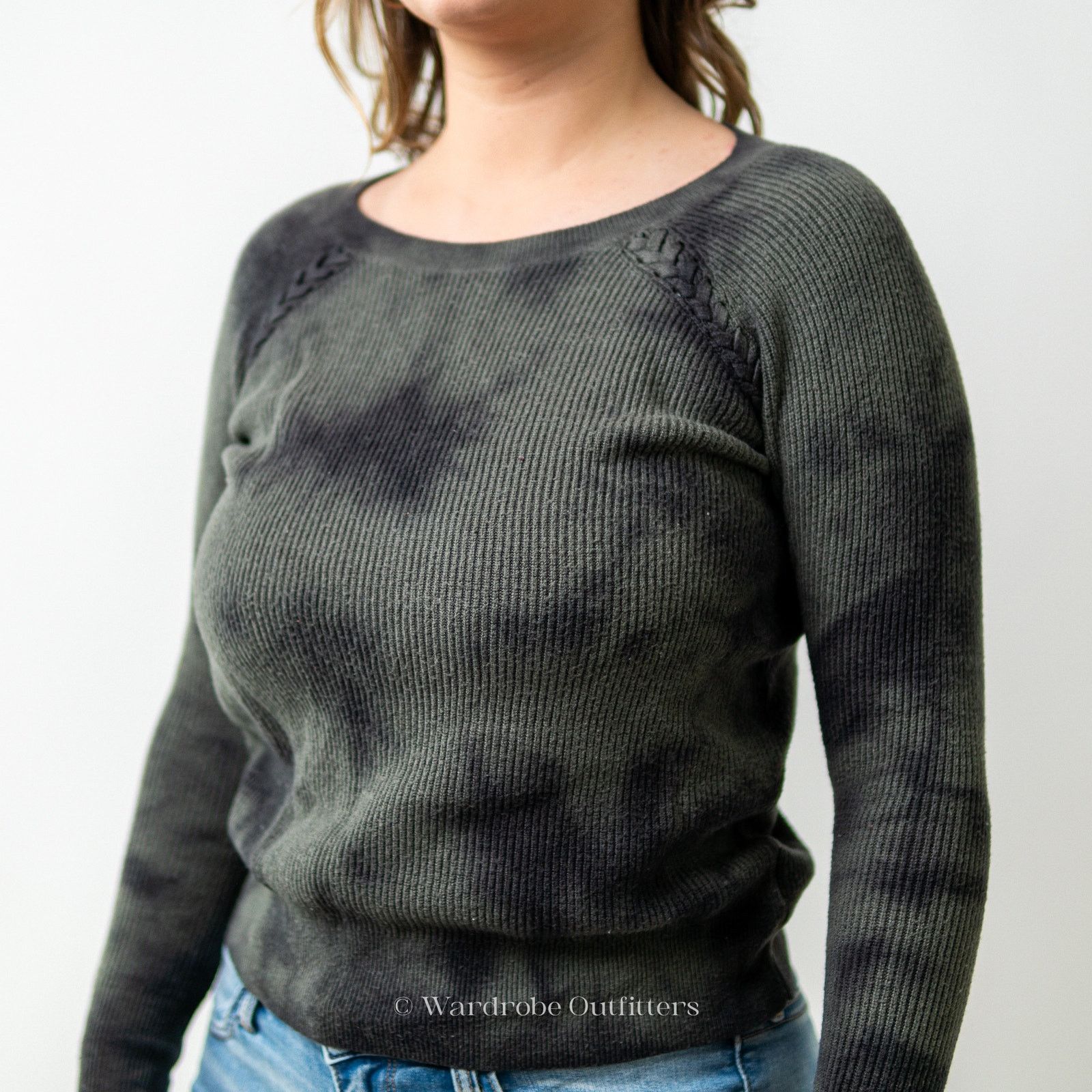 American Eagle Outfitters AEO Ribbed Tie Dye Long Sleeve Sweater Size S / US 4 / IT 40 - 6 Thumbnail