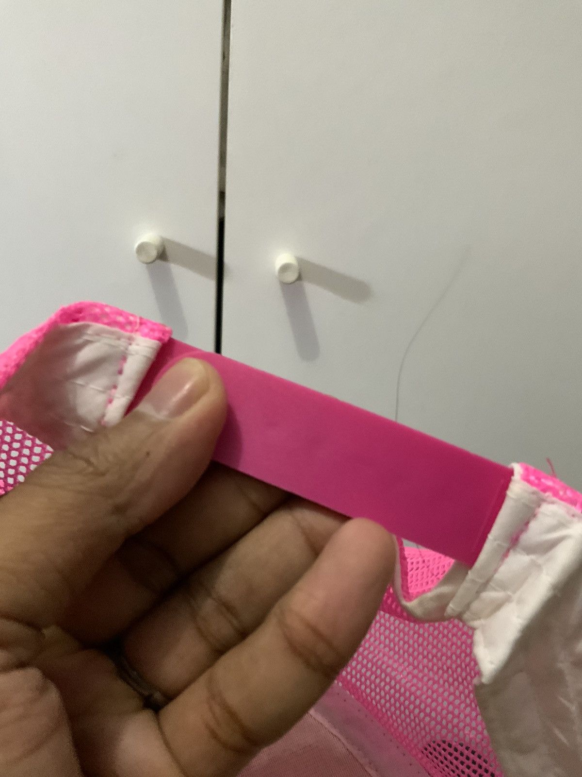 If Six Was Nine Hustler Hardcore Spellout Pink Trucker Hat Size ONE SIZE - 11 Thumbnail