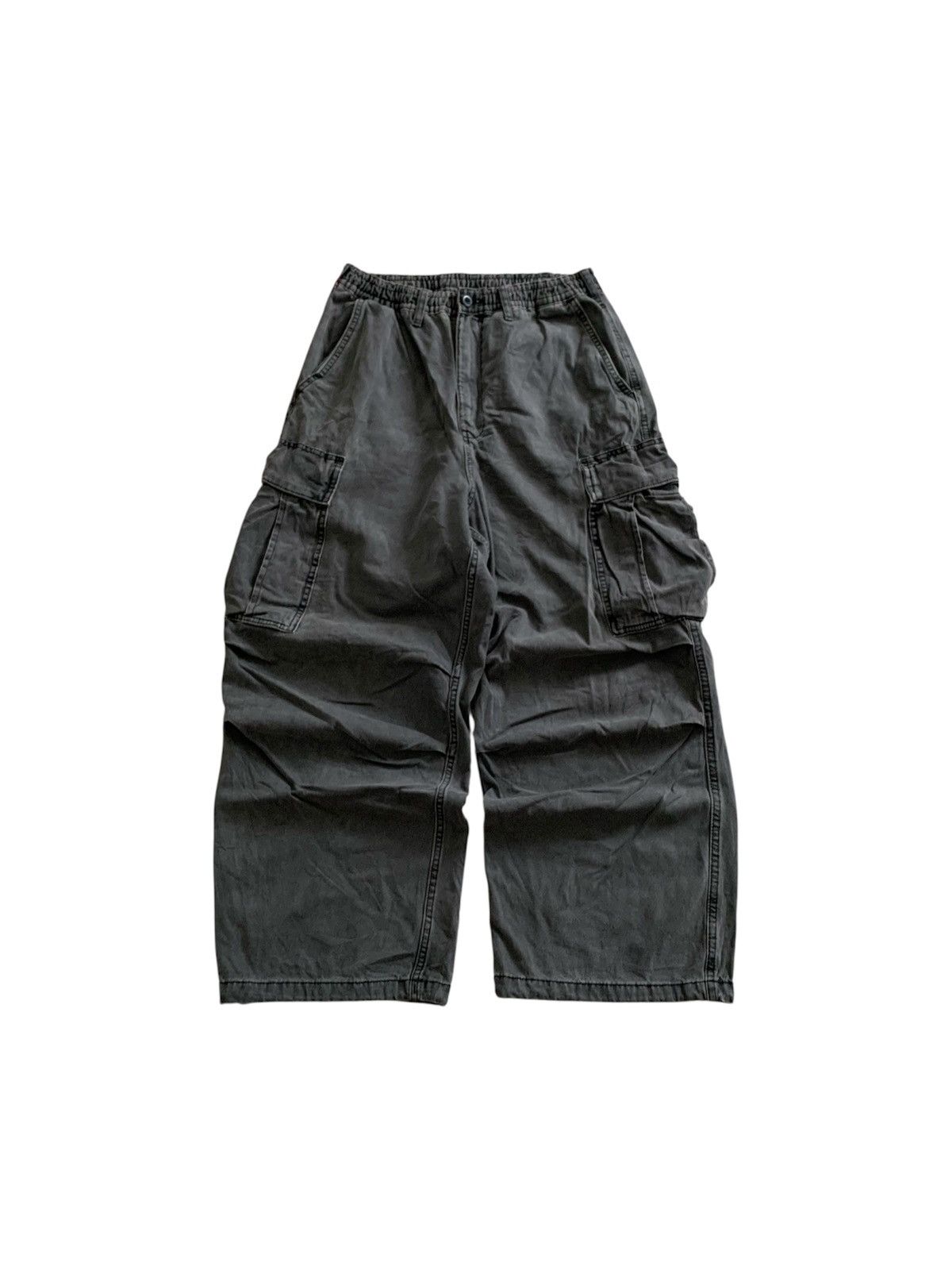 Yohji Yamamoto Global Uniqlo Denim Superwide Balloon Cargo Pants Size US 34 / EU 50 - 1 Thumbnail