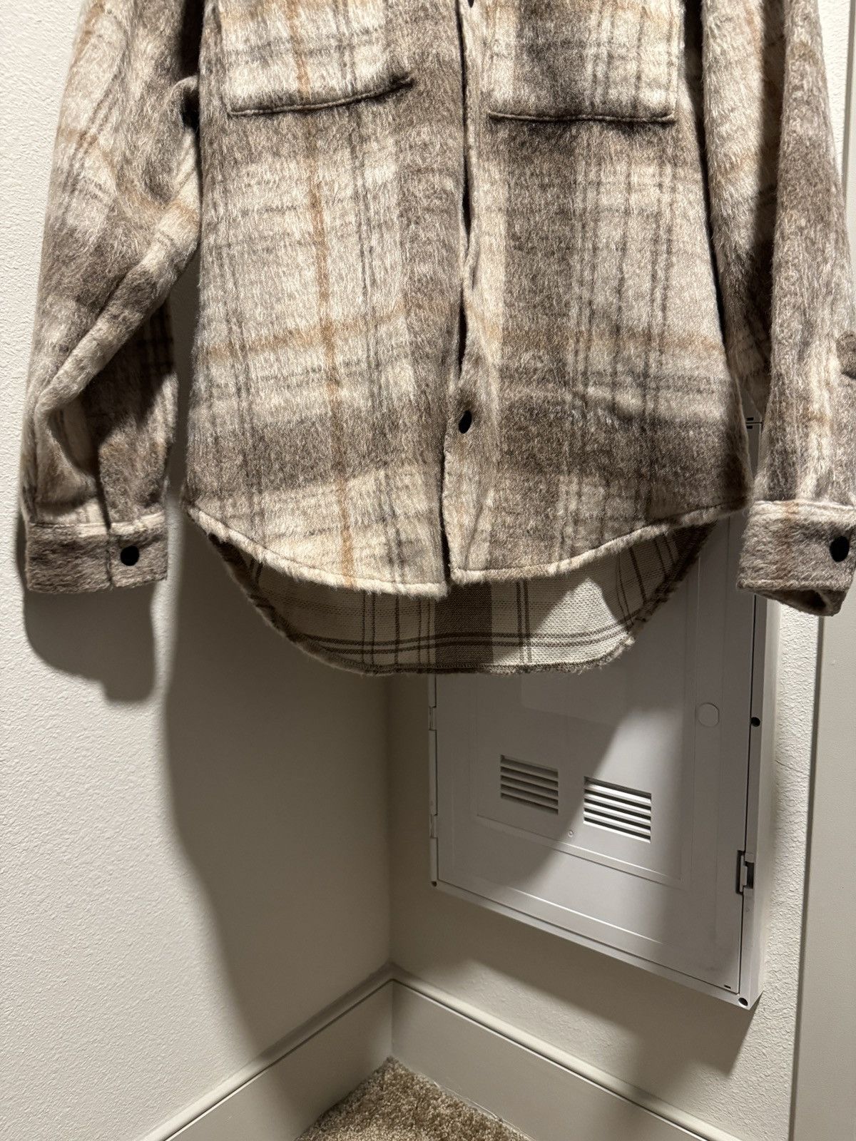 River Island River Island Button Flannel Jacket Size US L / EU 52-54 / 3 - 2 Thumbnail