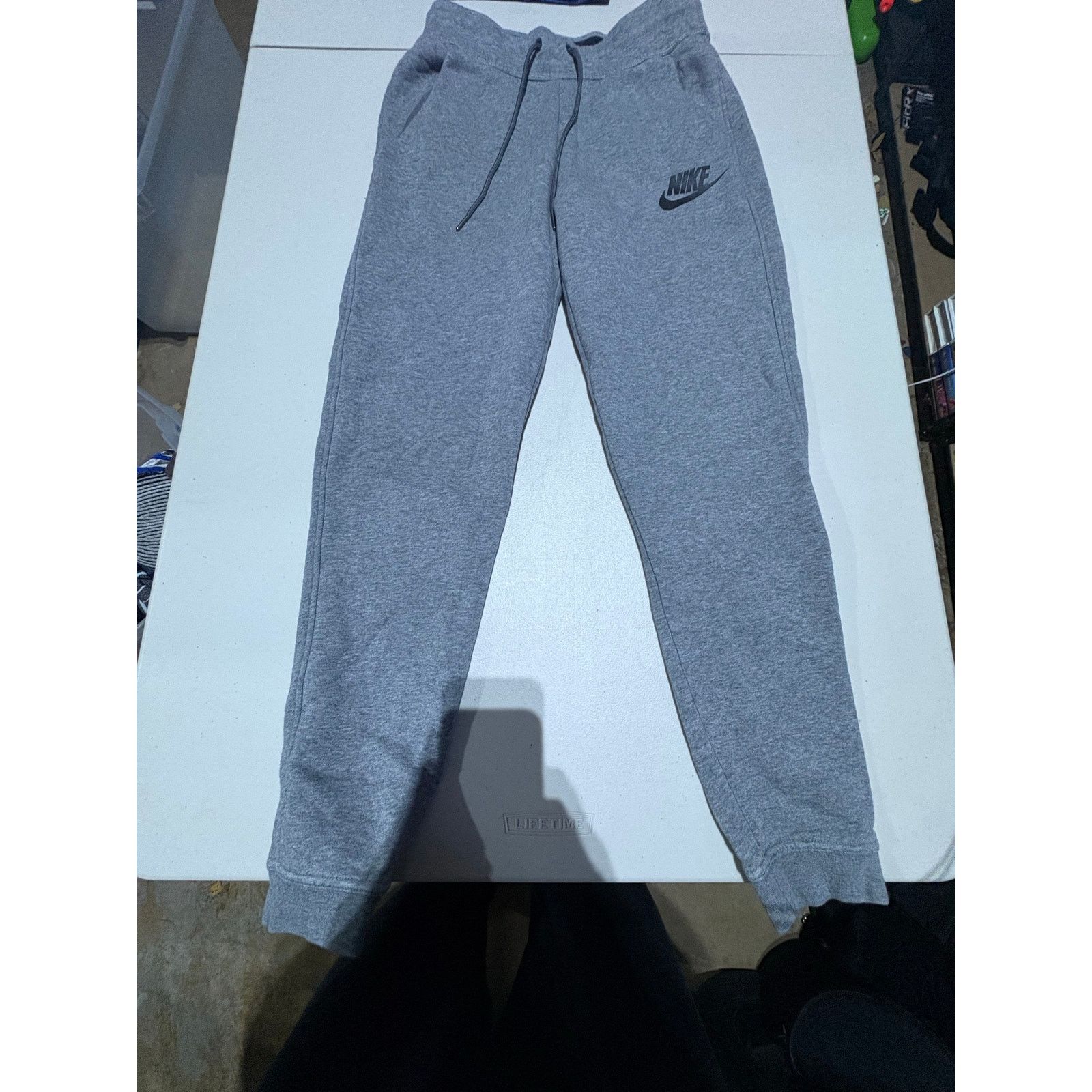 Nike Nike Womens Gray Fleece Jogger Sweatpants Size Small Size 28" / US 6 / IT 42 - 2 Thumbnail