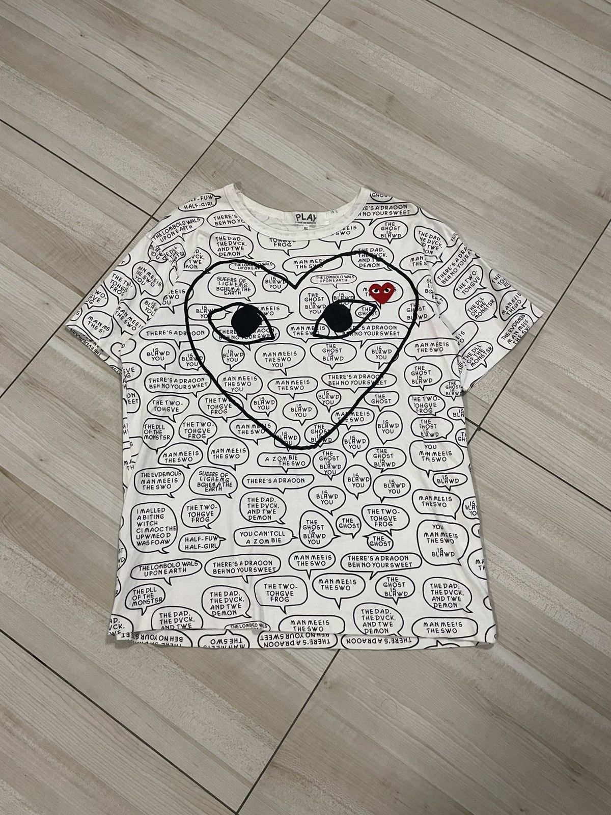 CDG by Comme des Garcons PLAY Comme des Garcons CDG Monogram Graphic Matt Groening Size US XL / EU 56 / 4 - 1 Thumbnail