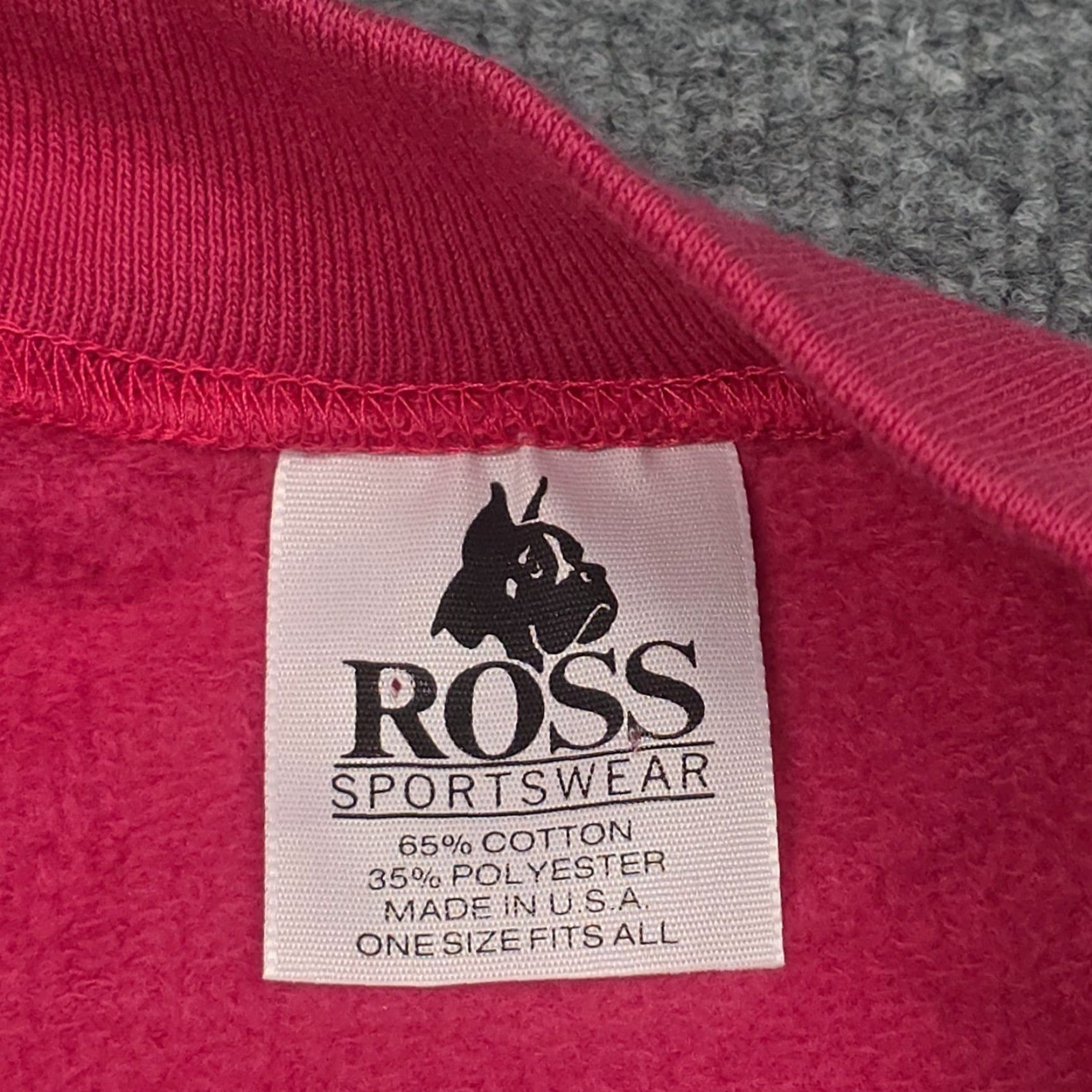 Pinko VINTAGE 1987 Beverly Hills University Pink Pullover Sweatshirt One Size Unbranded Crew Neck Long Sleeve Knit Sweatshirt Unisex Adults 80s 90s Size US M / EU 48-50 / 2 - 4 Thumbnail