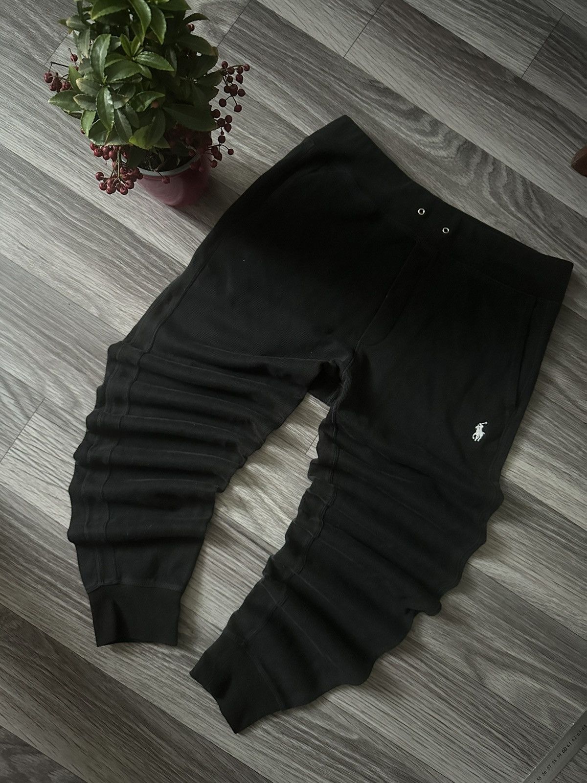 Polo Ralph Lauren Polo Ralph Lauren Black Jogger Sweetpants White pony size M Size US 32 / EU 48 - 2 Thumbnail
