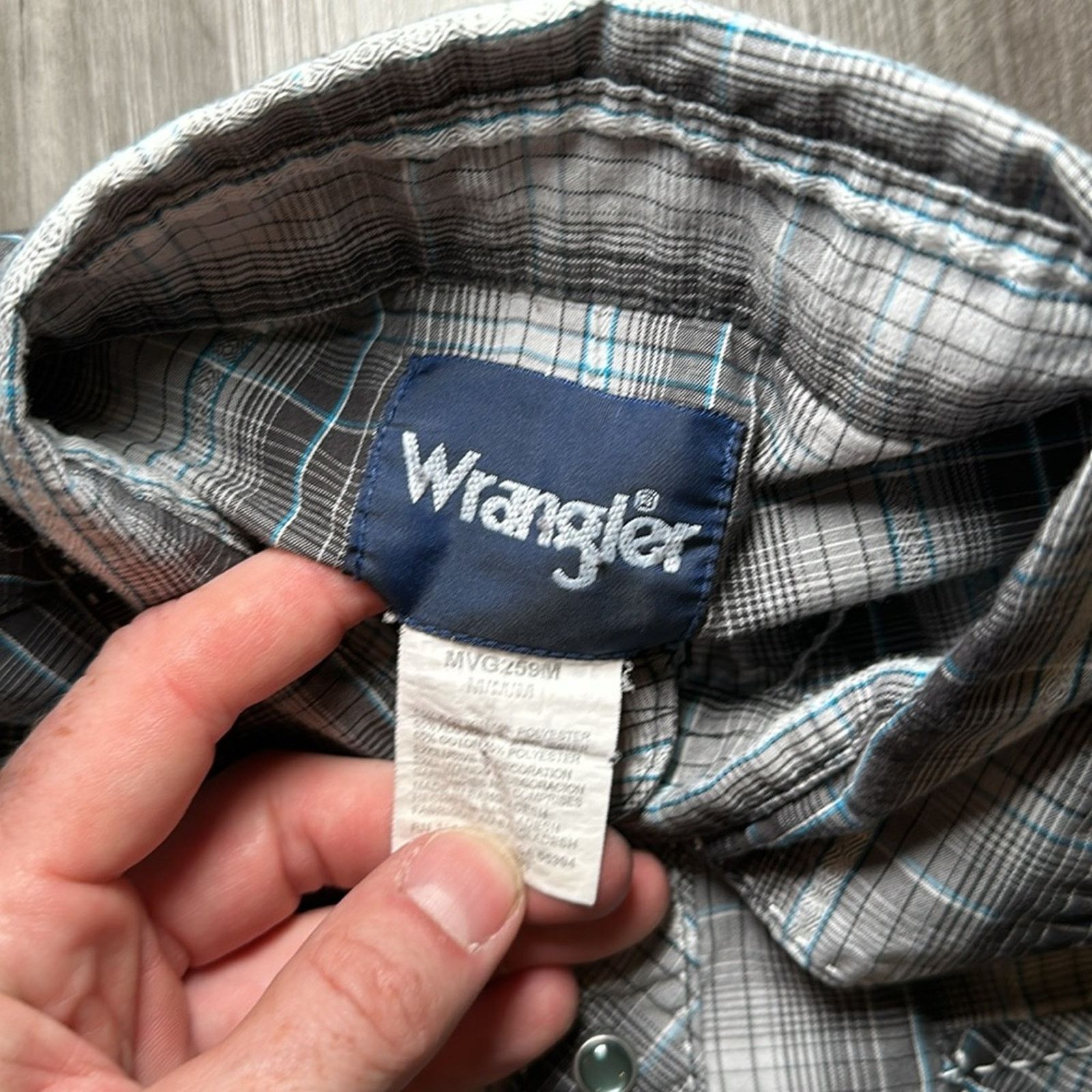 Wrangler Wrangler Western Long Sleeve Pearl Snap Button - Medium Size US M / EU 48-50 / 2 - 7 Thumbnail