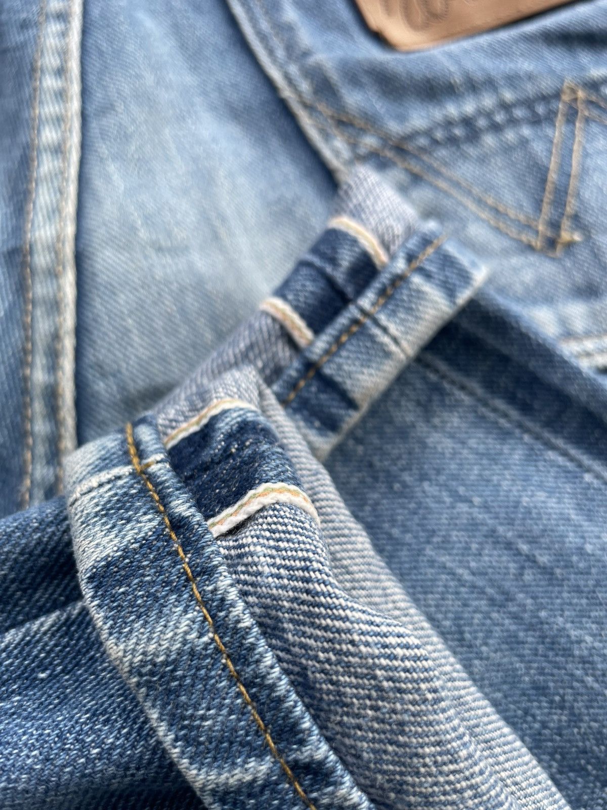 Wrangler Vintage Wrangler Blue Bell Selvedge Denim Size US 31 - 16 Thumbnail