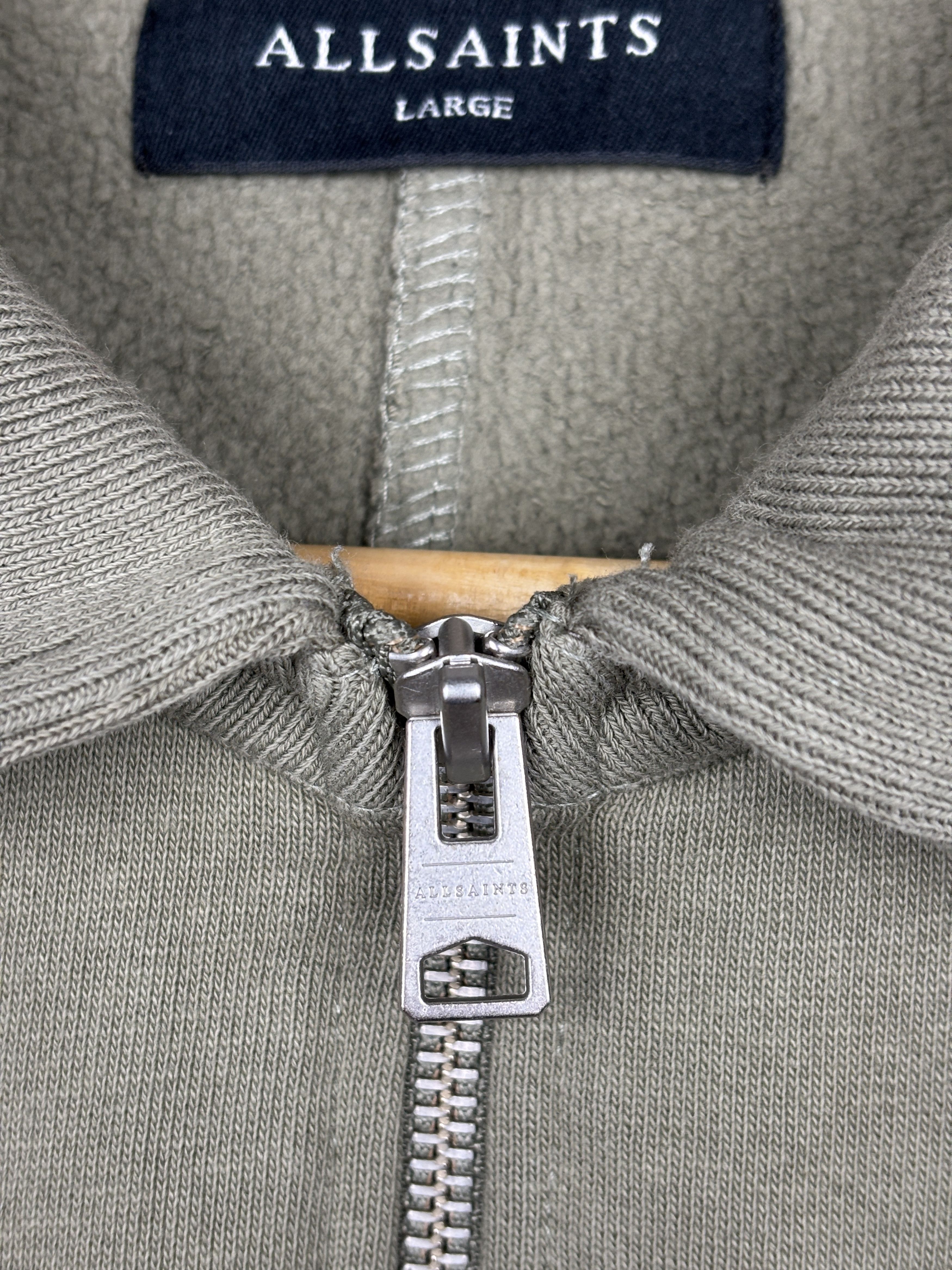 Allsaints AllSaints Jaxon Half Zip Polo Sweatshirt Oversized Size US XL / EU 56 / 4 - 6 Thumbnail