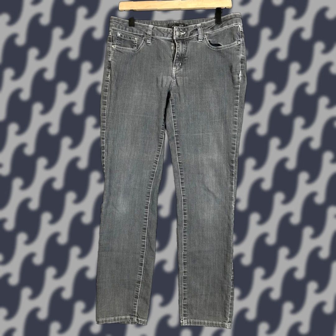 Prana prAna Jeans Gray Straight Leg Mid Rise Denim Women Size 8/29 Womens Size 30" / US 8 / IT 44 - 1 Thumbnail