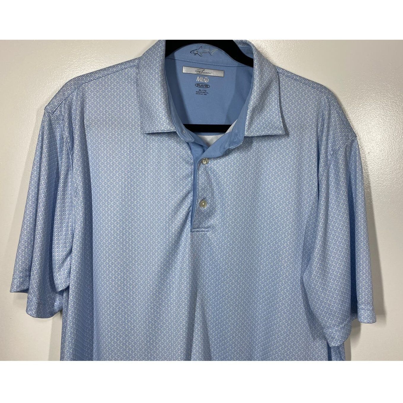 Greg Norman Greg Norman Golf Short Sleeve Shirt Light Blue UPF 50+ XL Size US XL / EU 56 / 4 - 2 Thumbnail