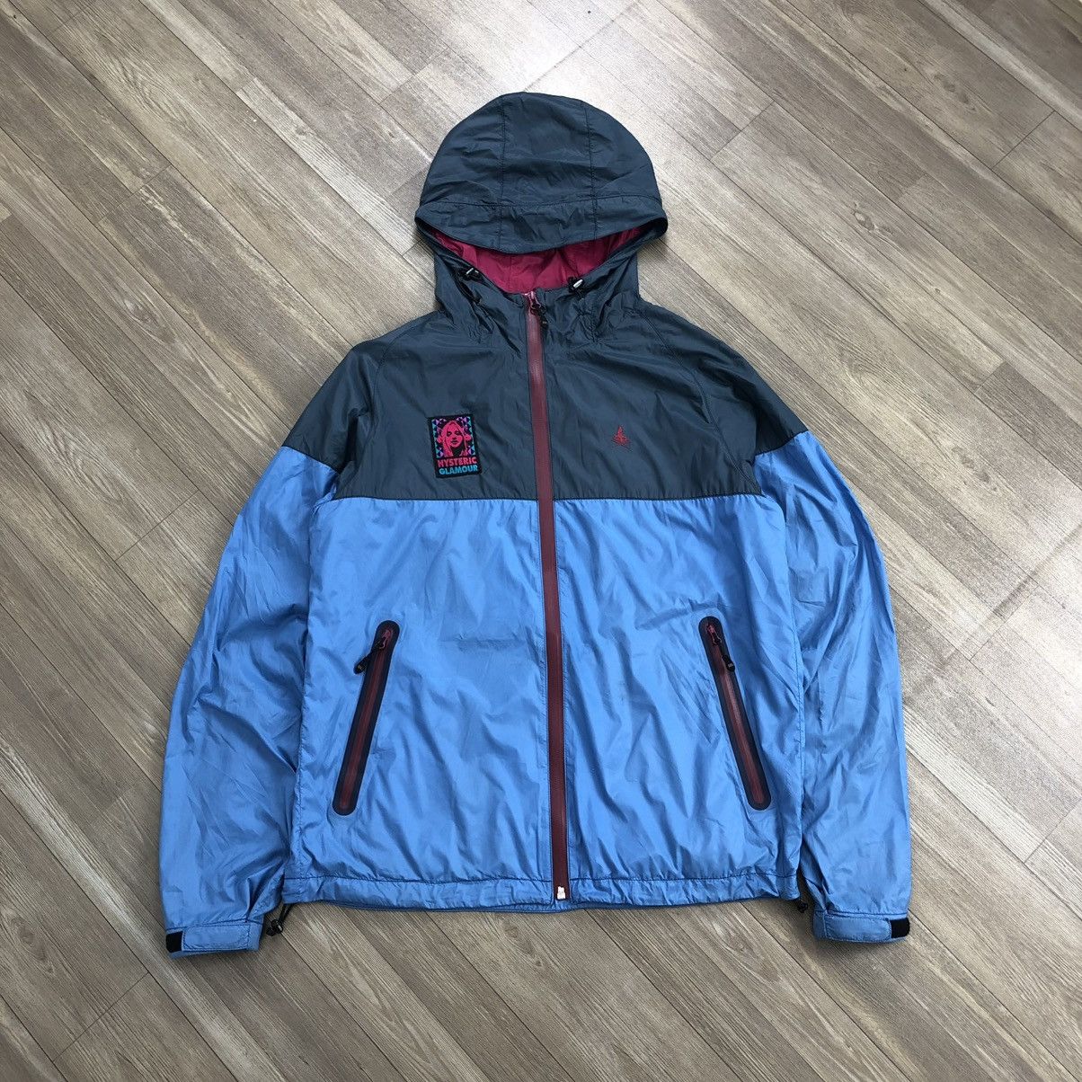 Hysteric Glamour 2000s Hysteric Glamour Two Tone Nylon Jacket Avant Garde Lgb Size US M / EU 48-50 / 2 - 1 Thumbnail