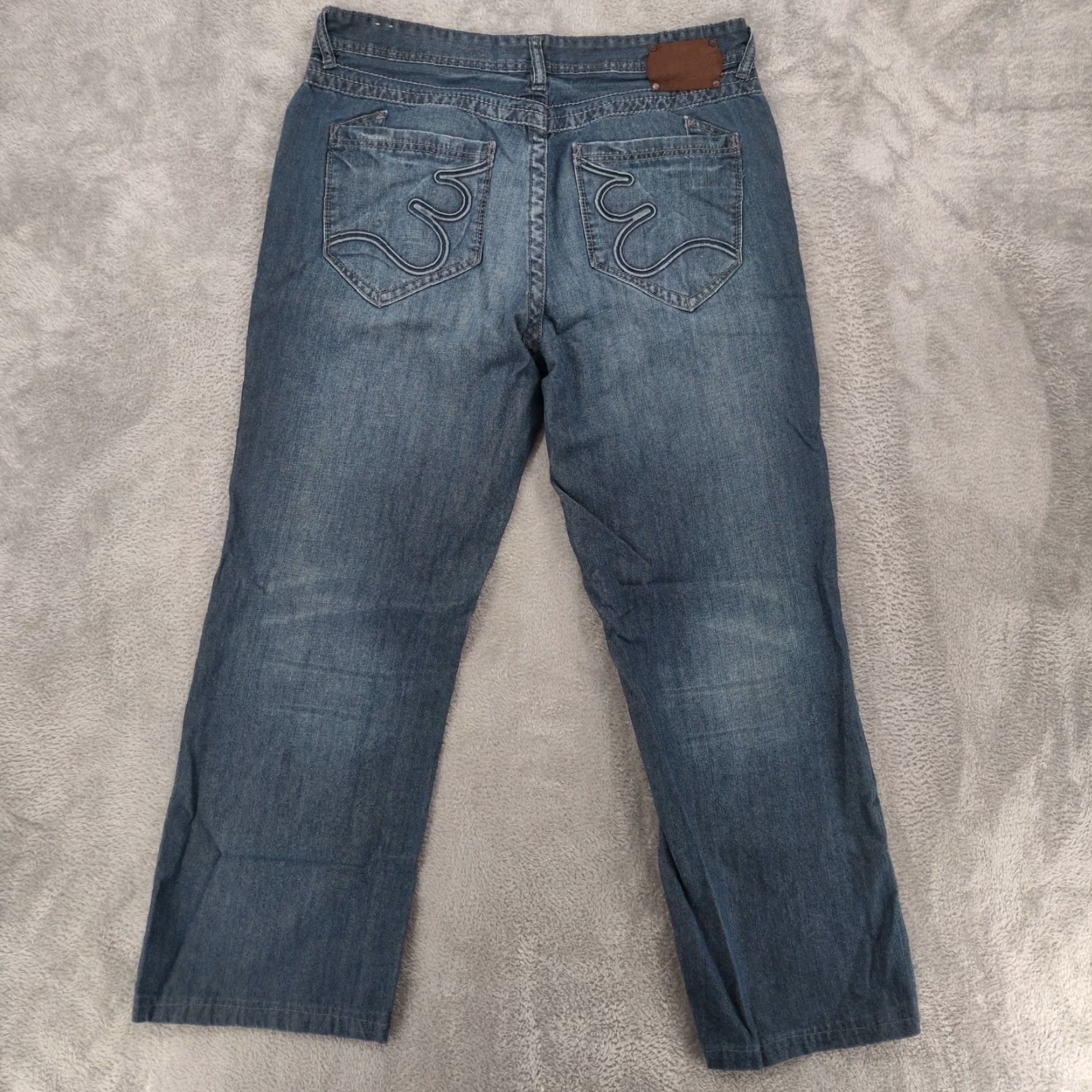 Ecko Unltd. VINTAGE Ecko Jeans Mens 36x29 Blue Baggy Relaxed Fit Denim Hip Hop 90s Y2K Jeans Mens 36 Blue 90s Hip Hop Grunge Baggy Relaxed 90s Mens Size US 36 / EU 52 - 3 Thumbnail