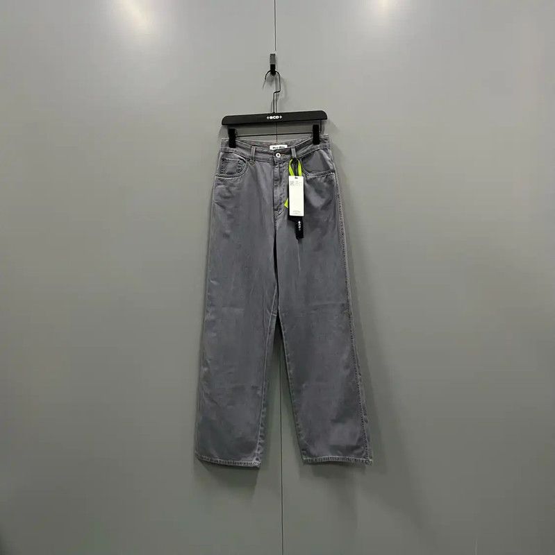 Miu Miu Summer Gray Cotton Casual Pants 0089