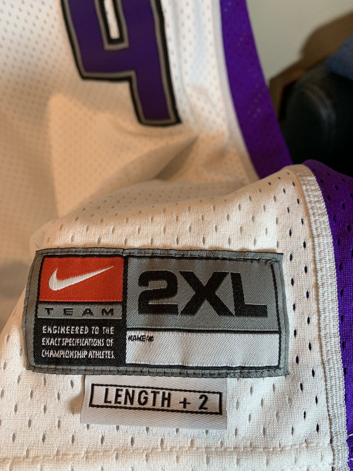 NBA × Nike × Vintage *RARE* Vintage Chris Webber Sacramento Kings Nike NBA Jersey Size US XXL / EU 58 / 5 - 8 Thumbnail