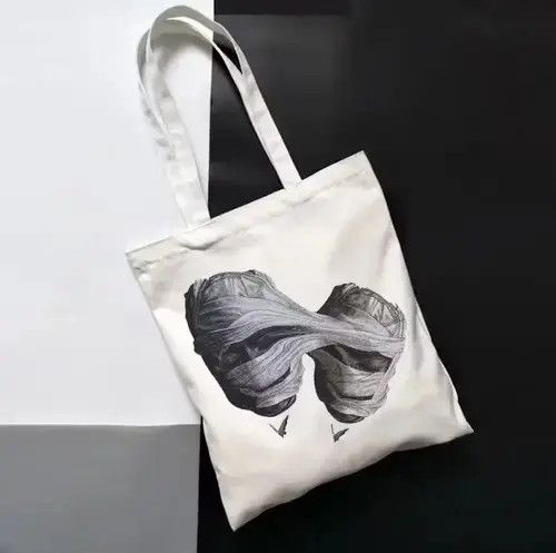 Other Two Face Mumia Art Trippy Evil Tote Shoulder Satchel Size ONE SIZE - 4 Thumbnail