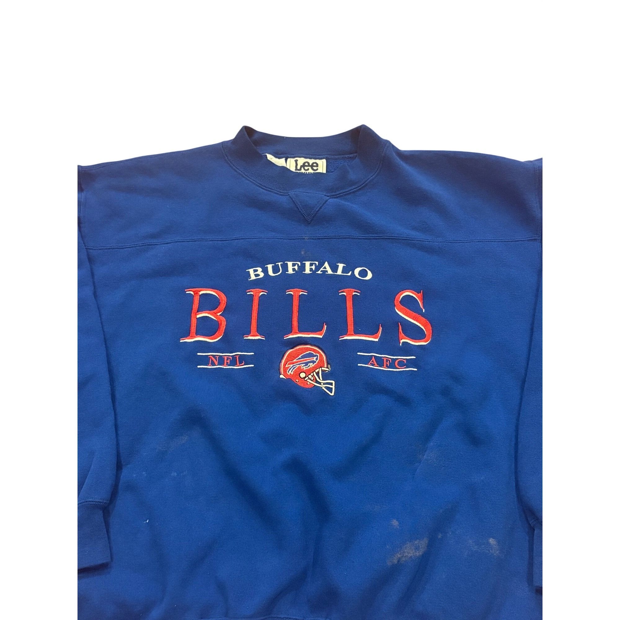 Lee Vintage 90s Lee Sport Buffalo Bills NFL Crewneck Sweatshirt Size US L / EU 52-54 / 3 - 5 Thumbnail