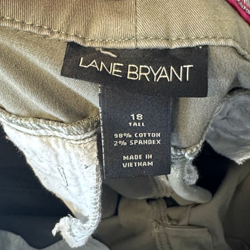 Other Lane Bryant green khaki lowrise True Y2K pants size 18 Tall Size 38" / US 16 / IT 52 - 6 Thumbnail