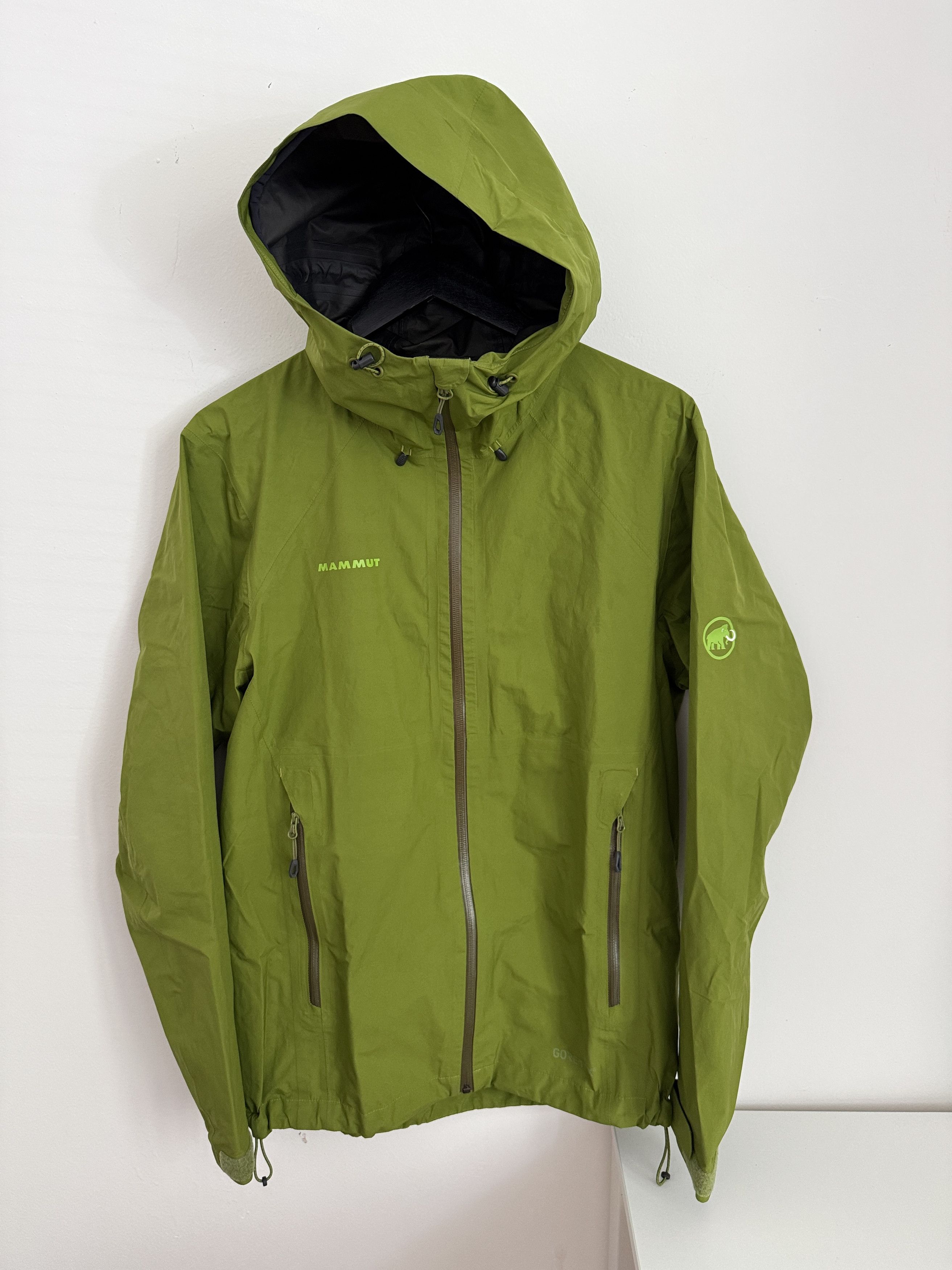 Mammut Mammut Gore-Tex Green Shell Jacket Hooded Hiking Rain Jacket Size US M / EU 48-50 / 2 - 1 Thumbnail