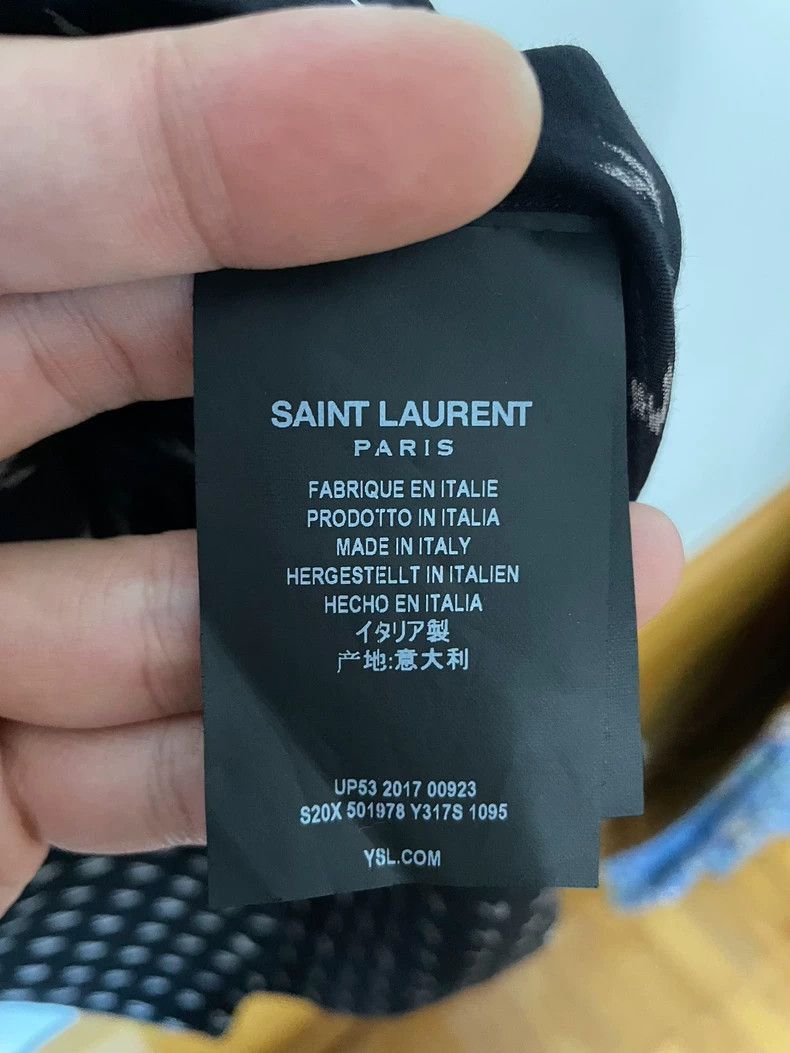 Saint Laurent Paris Saint Laurent Paris Saint Laurent Long Sleeve Silk Shirt-2 Size US M / EU 48-50 / 2 - 5 Thumbnail