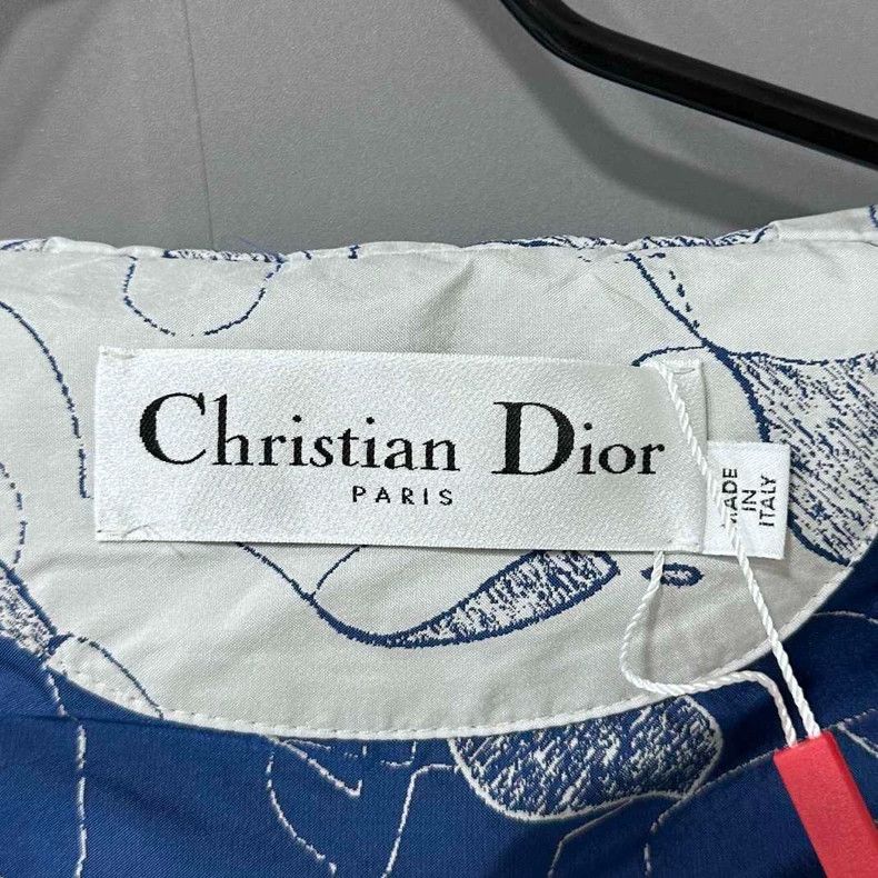 Dior Dior Map letter pattern logo half-zip sweatshirt 2503-Nexta Size US XS / EU 42 / 0 - 5 Thumbnail